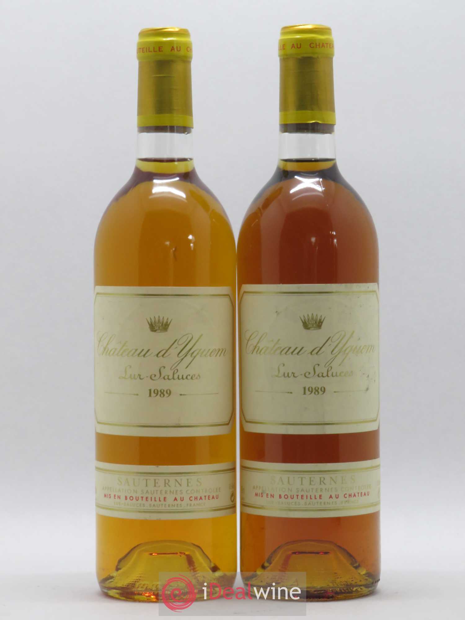 Château d' Yquem 1er Cru Classé Supérieur 1989 - Lotto di 2 bottiglie - 0