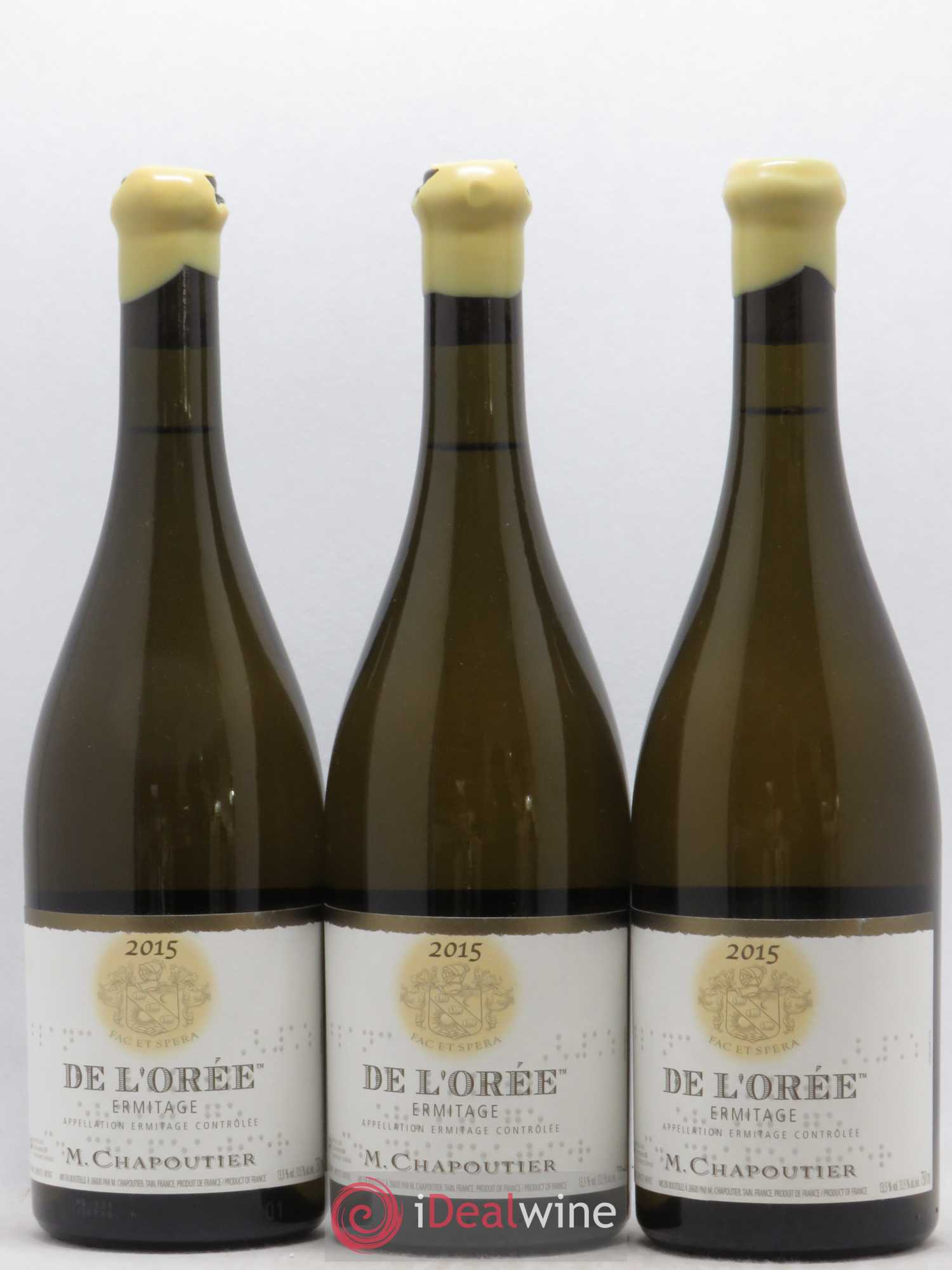 Hermitage Ermitage de l'Orée Chapoutier 2015 - Lot de 3 bouteilles - 0