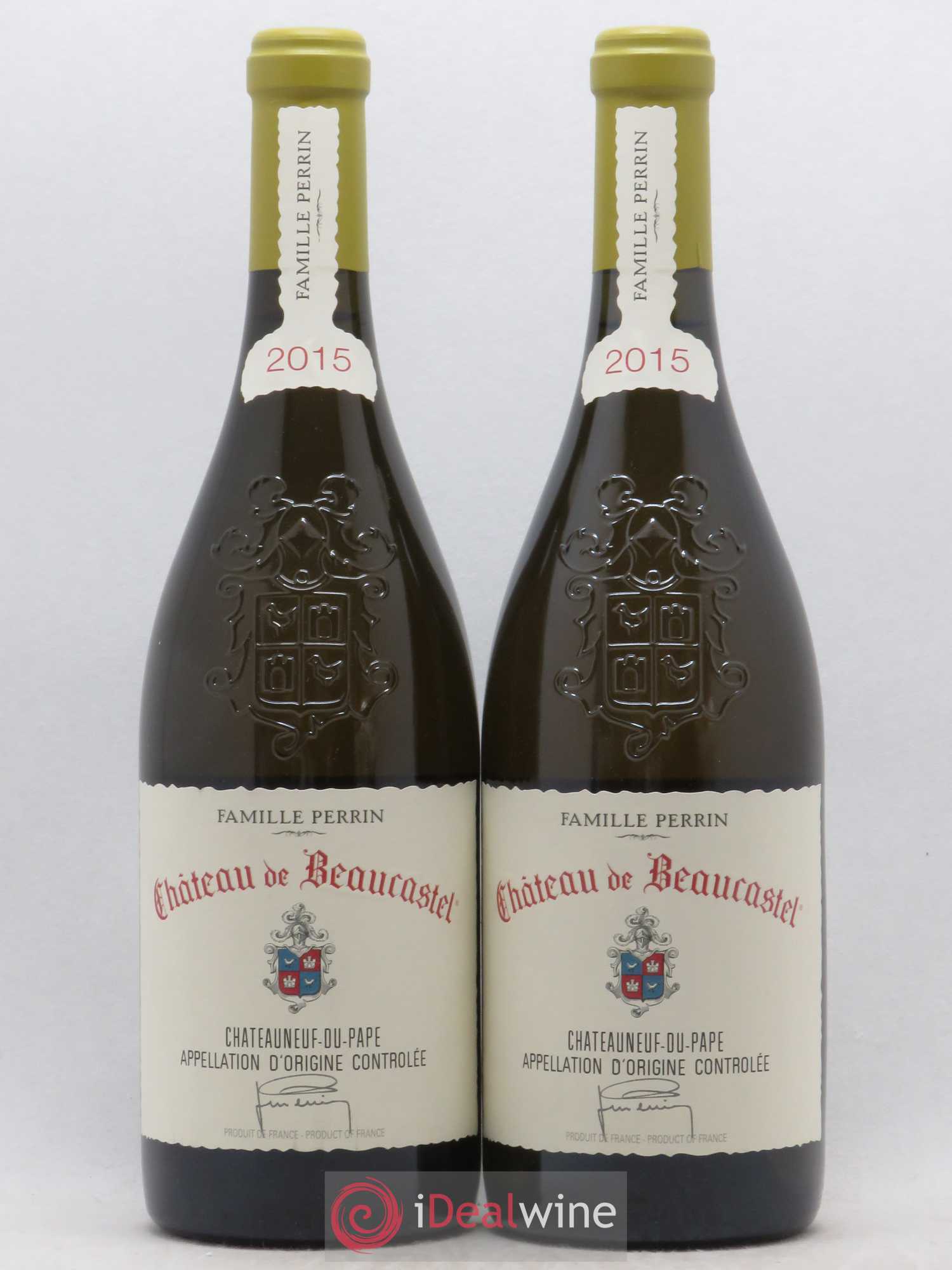 Châteauneuf-du-Pape Château de Beaucastel Famille Perrin 2015 - Lot de 2 bouteilles - 0