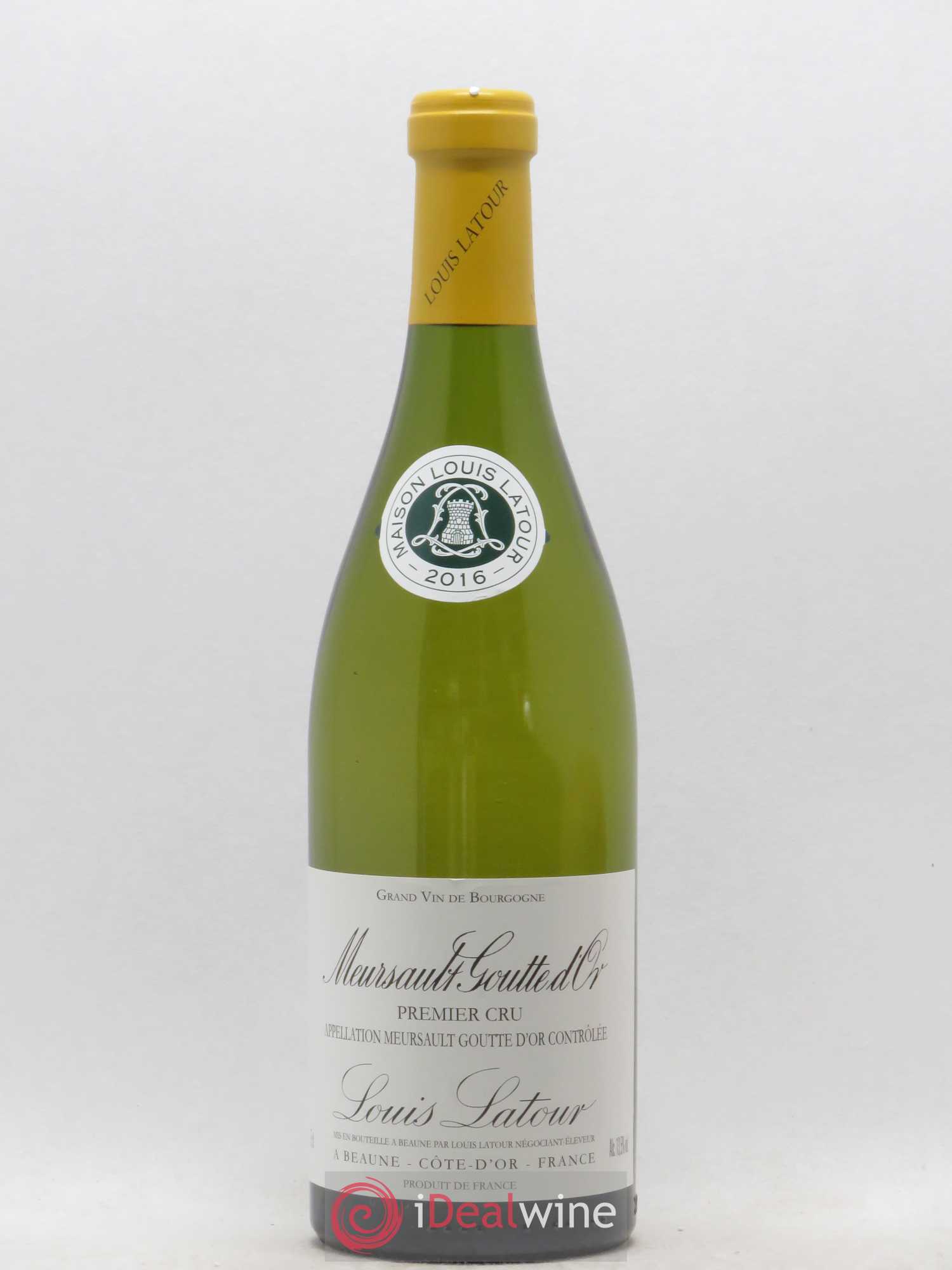 Meursault 1er Cru Goutte d'or Louis Latour 2016 - Lot de 1 bouteille - 0
