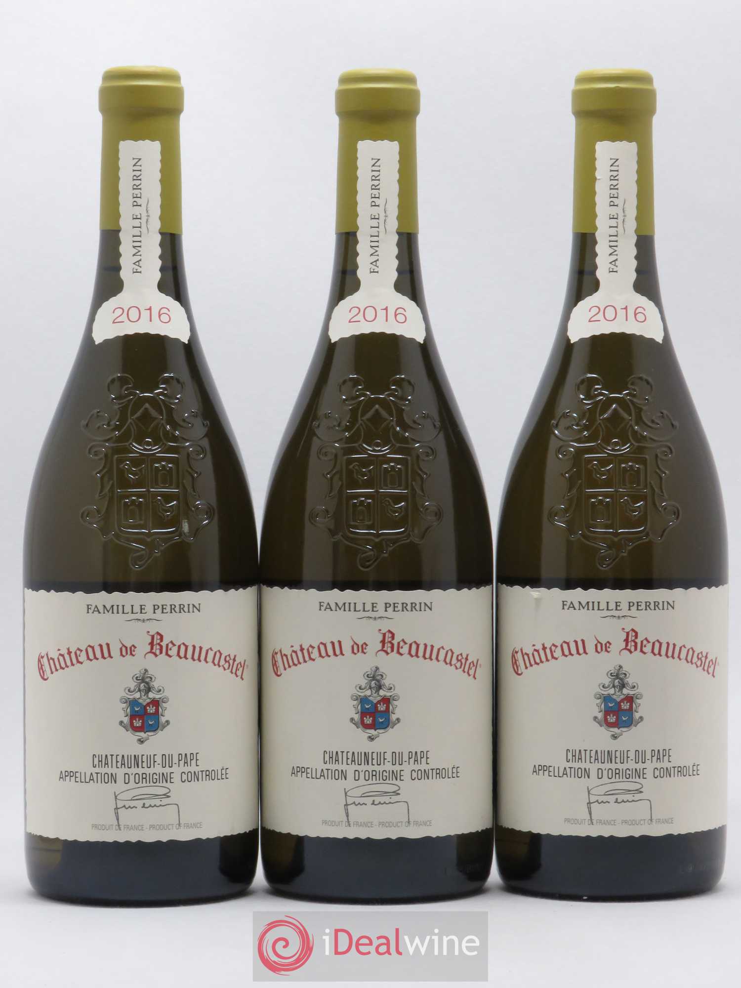 Châteauneuf-du-Pape Château de Beaucastel Famille Perrin 2016 - Lot de 3 bouteilles - 0