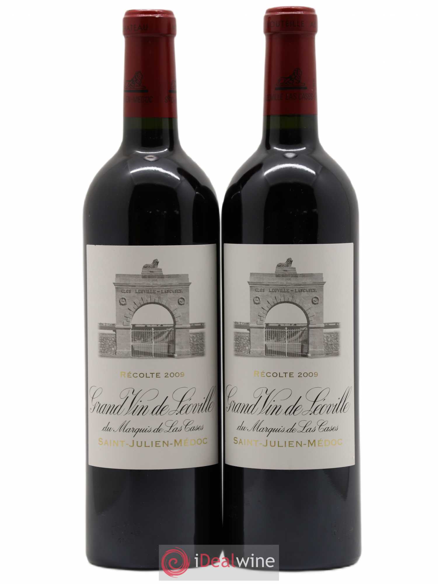 Château Léoville Las Cases 2ème Grand Cru Classé 2009 - Lot de 2 bouteilles - 0