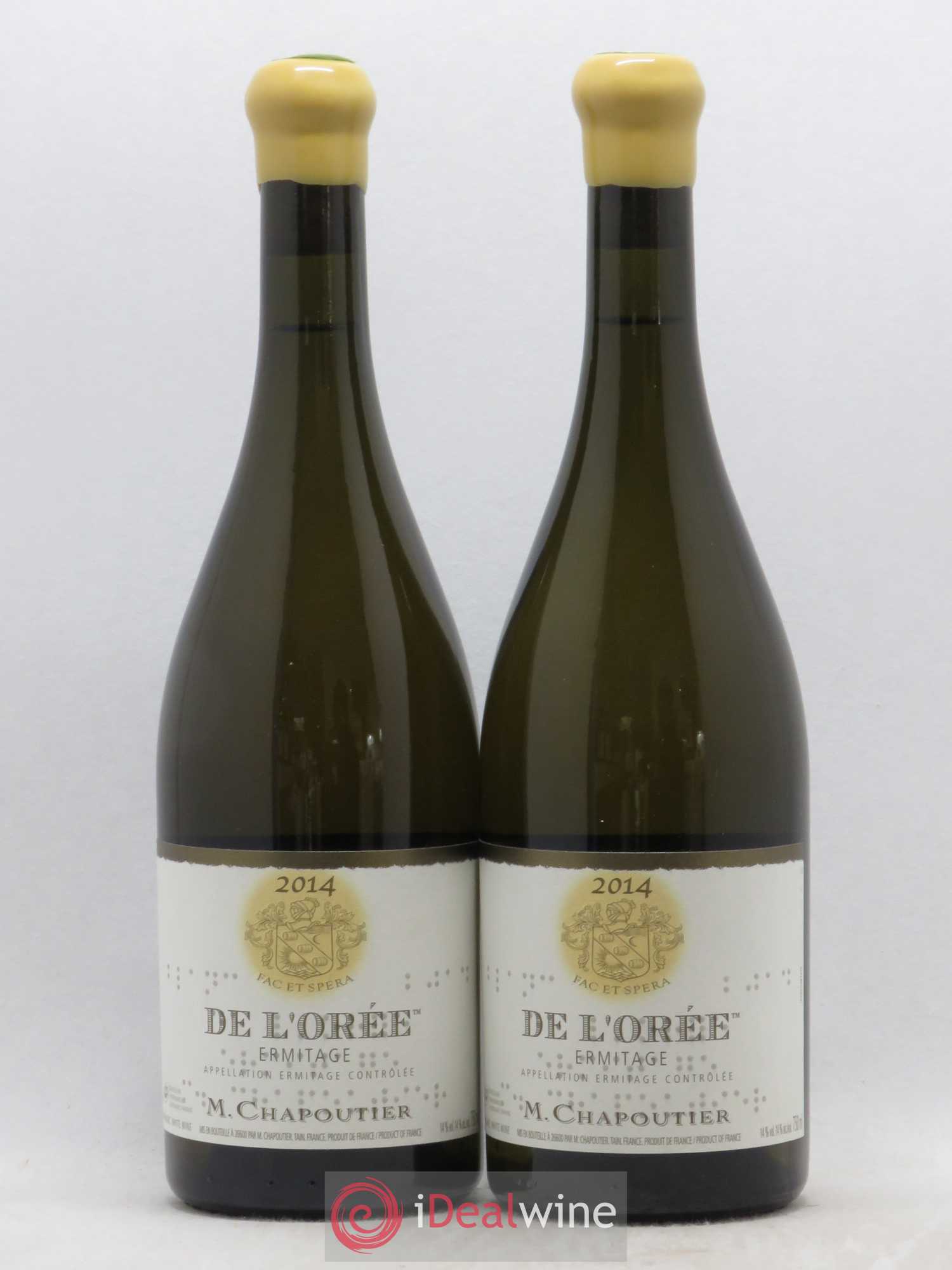 Hermitage Ermitage de l'Orée Chapoutier 2014 - Lot de 2 bouteilles - 0