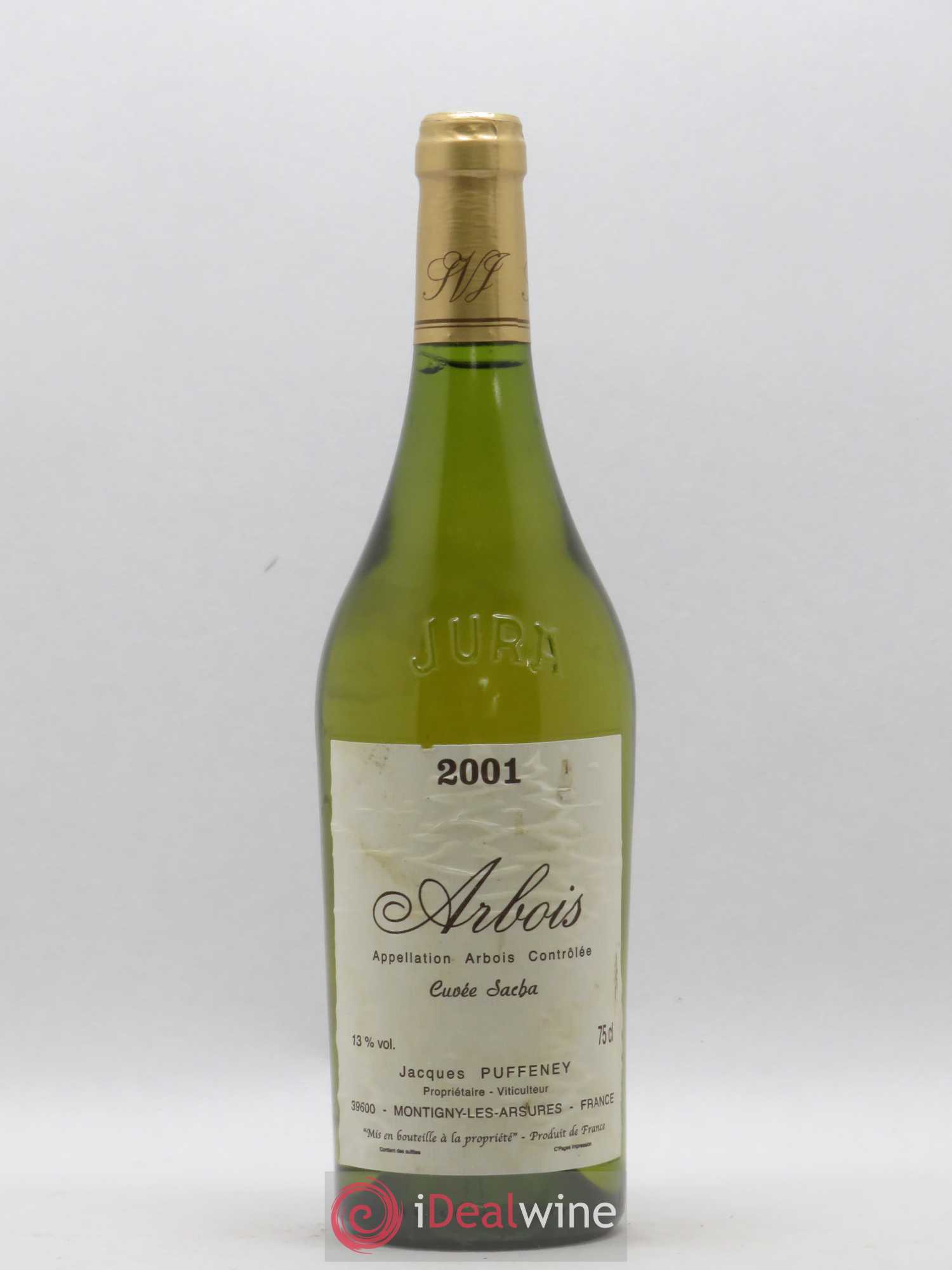 Arbois Cuvée Sacha Jacques Puffeney 2001 - Lot de 1 bouteille - 0