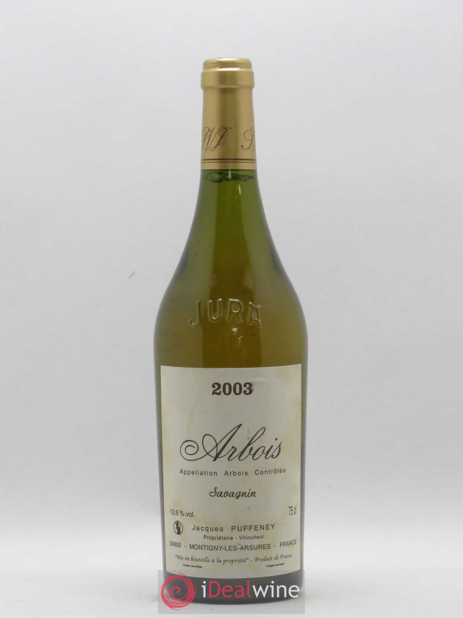 Arbois Savagnin Jacques Puffeney 2003 - Lot de 1 bouteille - 0