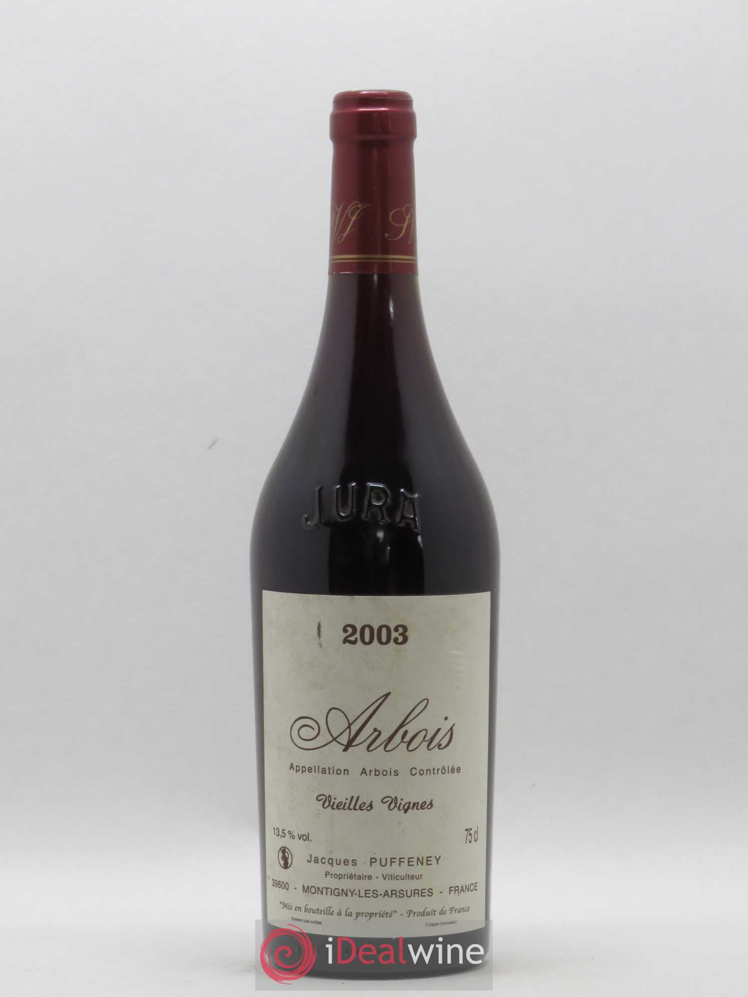 Arbois Vieilles Vignes Jacques Puffeney 2003 - Posten von 1 Flasche - 0