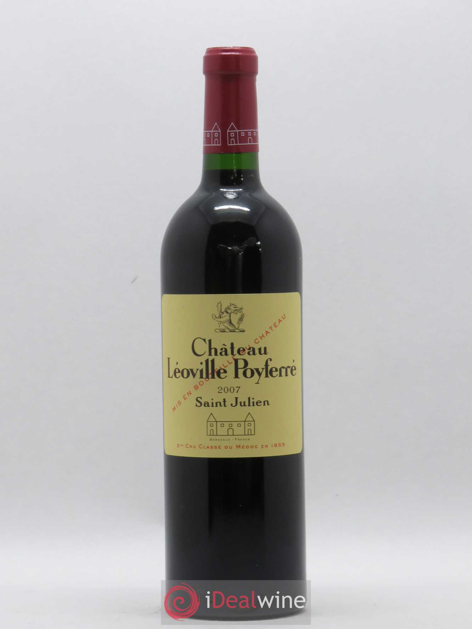 Château Léoville Poyferré 2ème Grand Cru Classé 2007 - Lot de 1 bouteille - 0