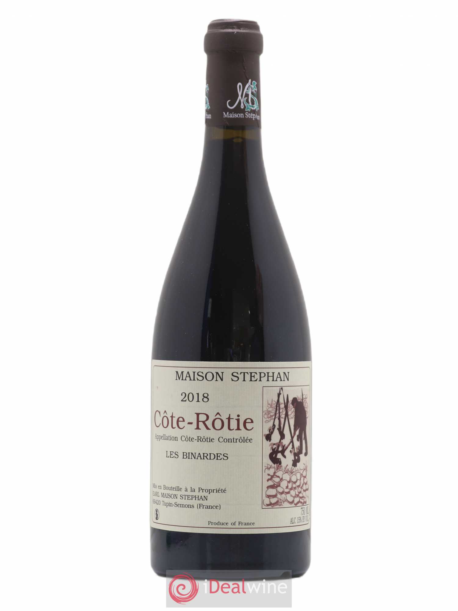 Côte-Rôtie Les Binardes Jean-Michel Stephan 2018 - Lot de 1 bouteille - 0