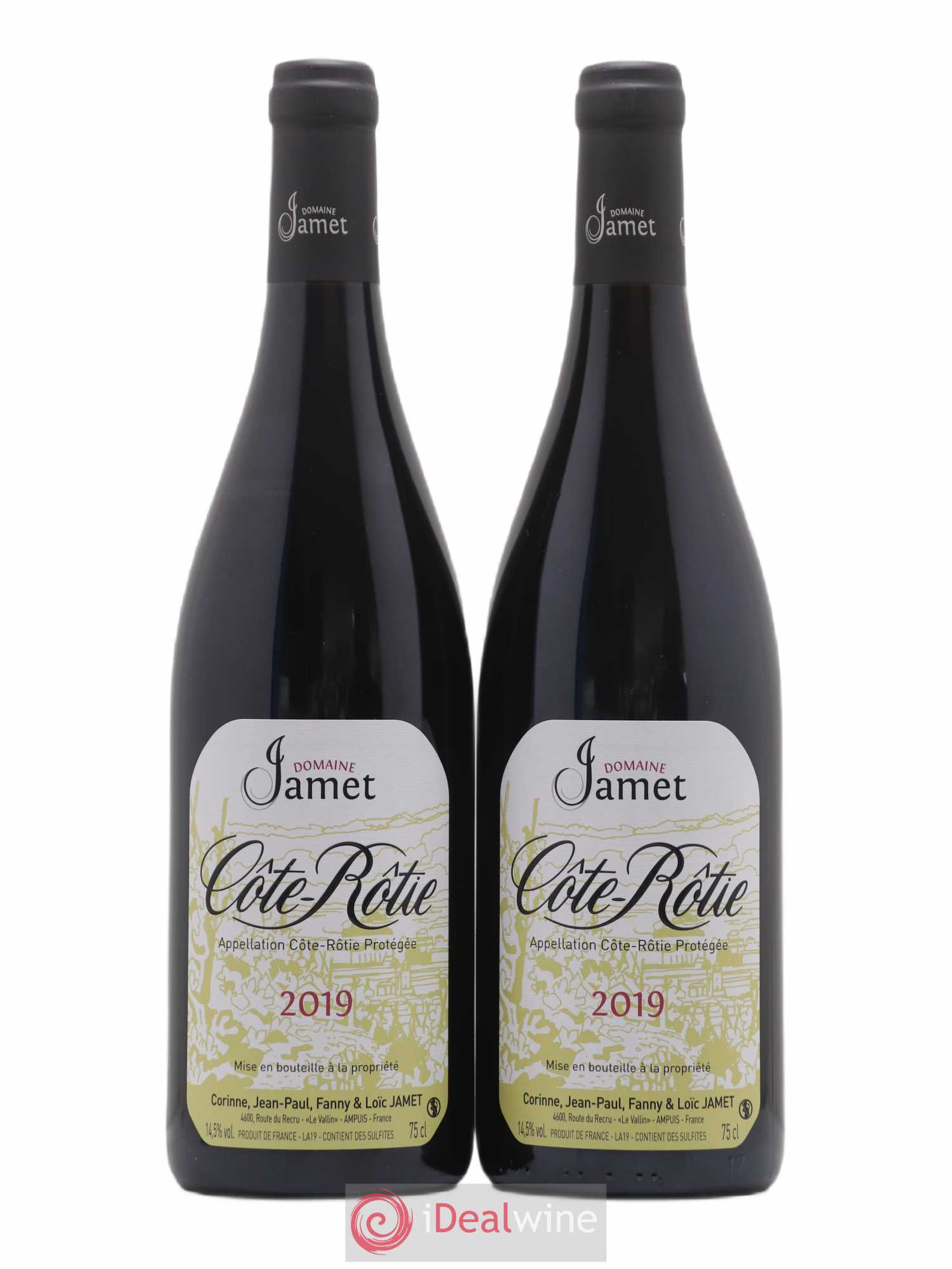 Côte-Rôtie Jamet (Domaine) 2019 - Lot de 2 bouteilles - 0