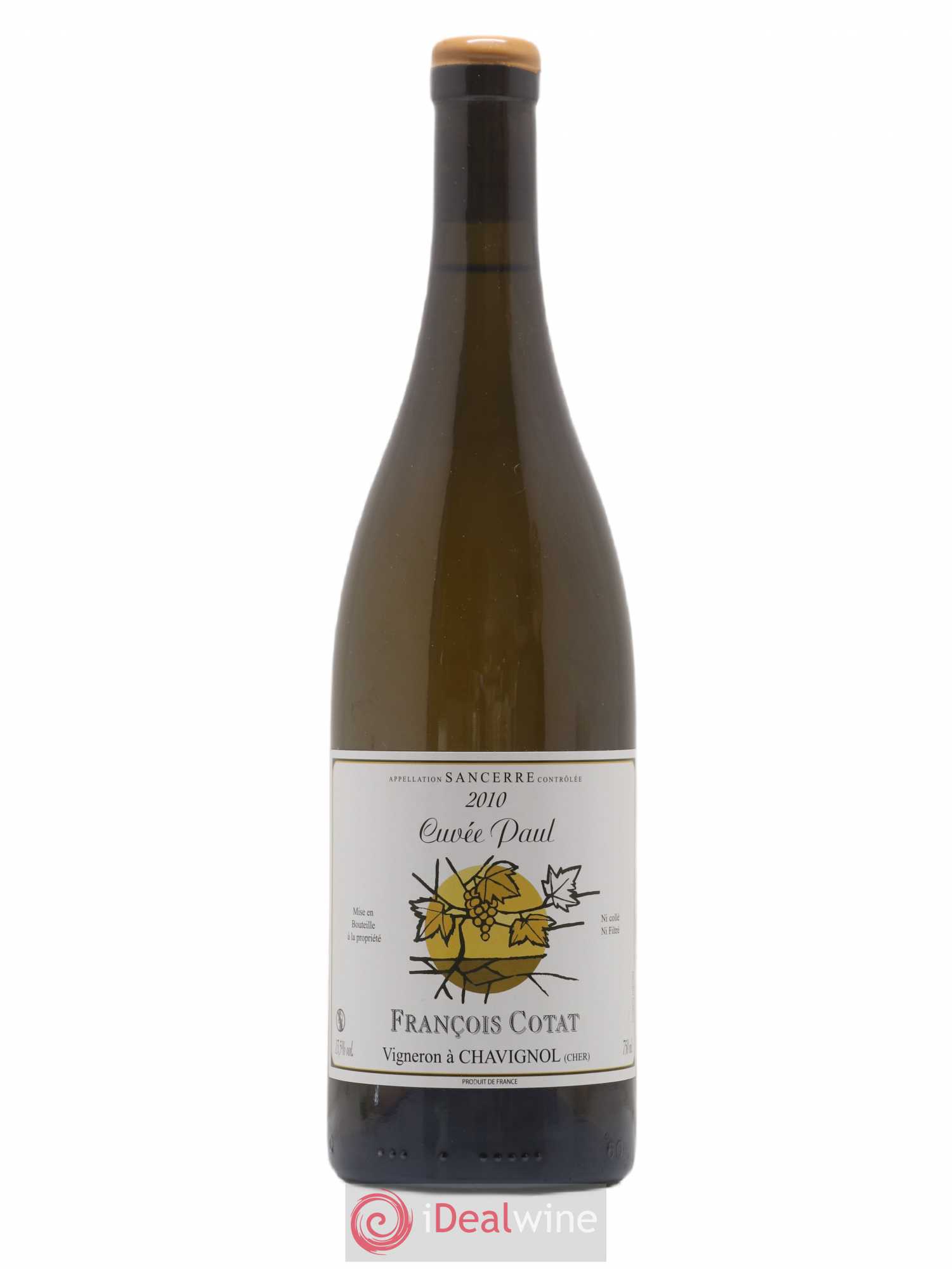 Sancerre Cuvée Paul François Cotat 2010 - Lot de 1 bouteille - 0