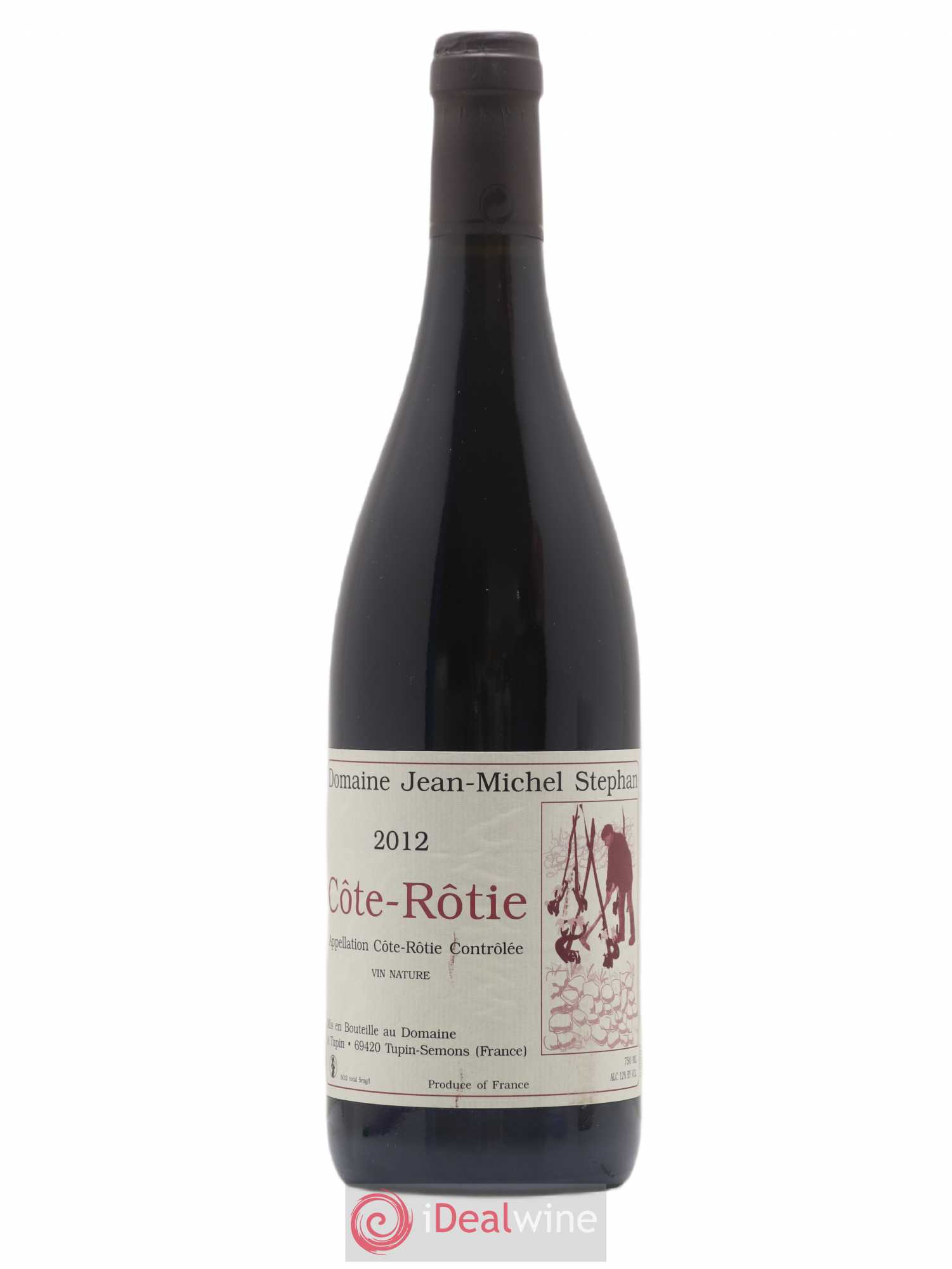 Côte-Rôtie Jean-Michel Stephan 2012 - Posten von 1 Flasche - 0