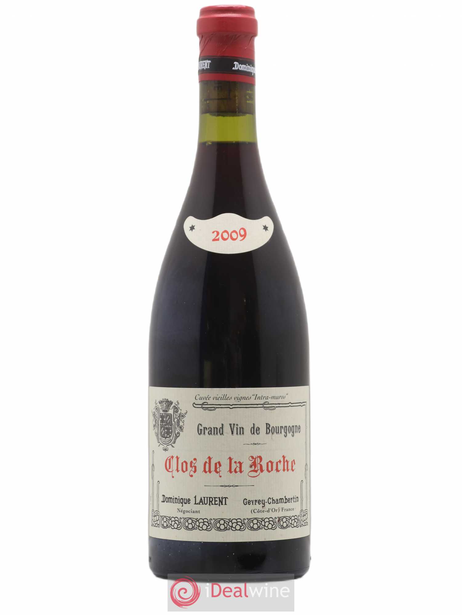 Clos de la Roche Grand Cru Vieilles vignes Intra-muros Dominique Laurent 2009 - Lot de 1 bouteille - 0