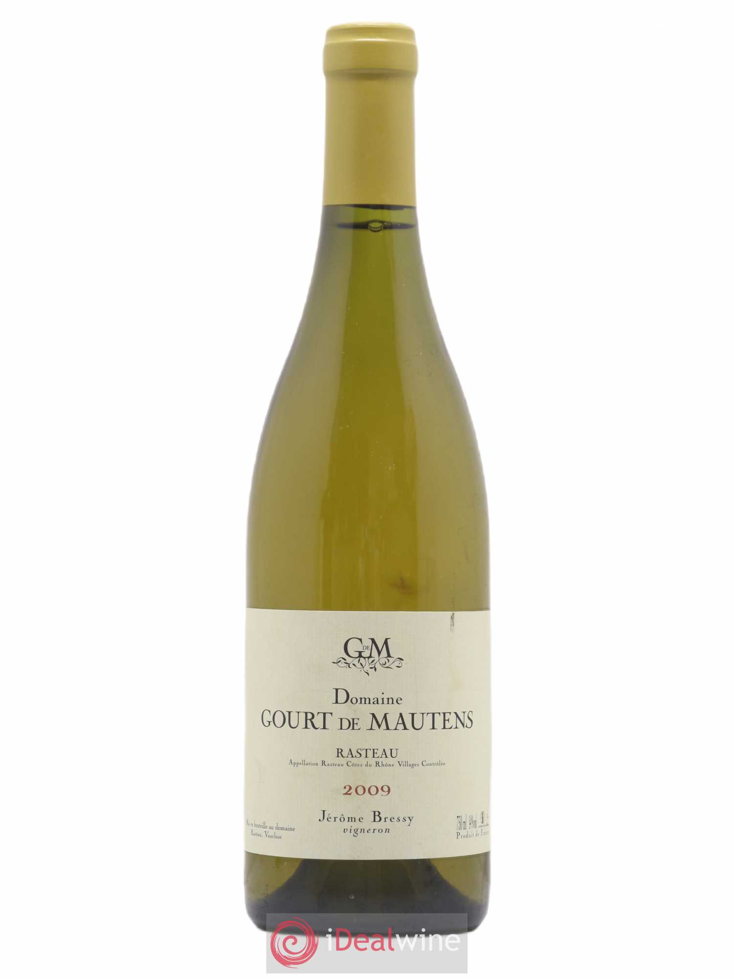 Rasteau Domaine Gourt de Mautens - Jérôme Bressy 2009 - Lot de 1 bouteille - 0