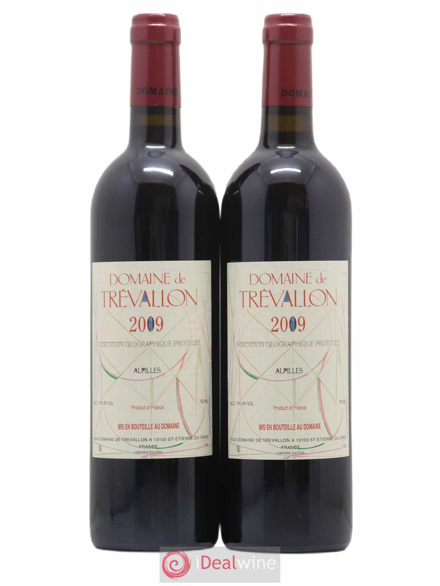 Alpilles Trévallon (Domaine de) Eloi Dürrbach 2009 - Lot de 2 bouteilles - 0