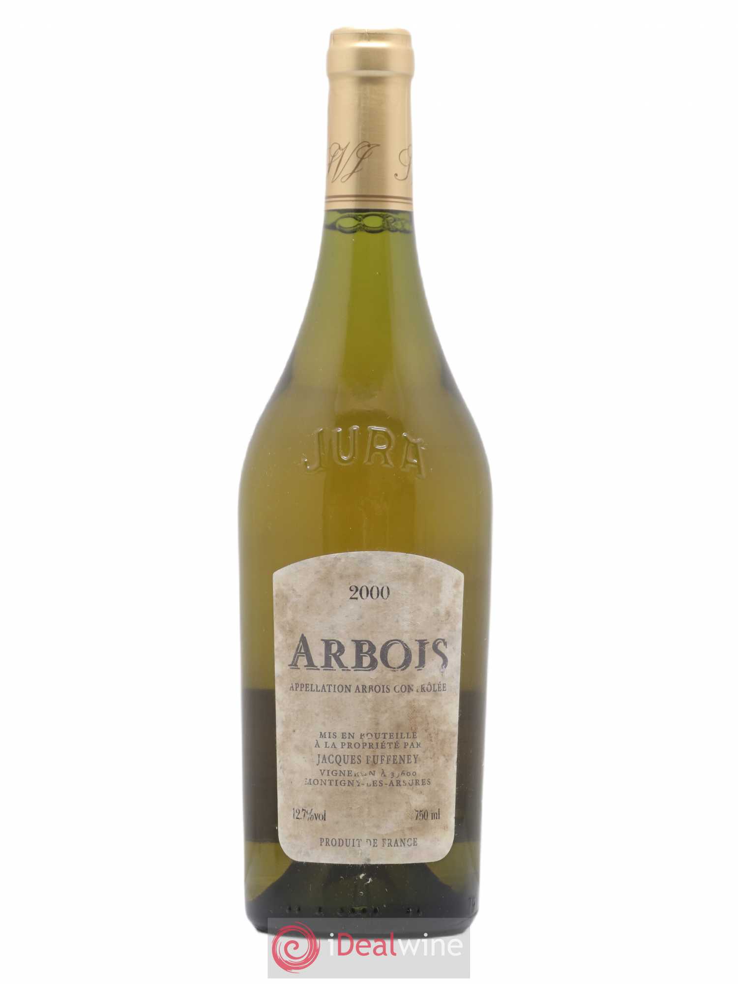 Arbois Chardonnay Jacques Puffeney 2000 - Lot de 1 bouteille - 0