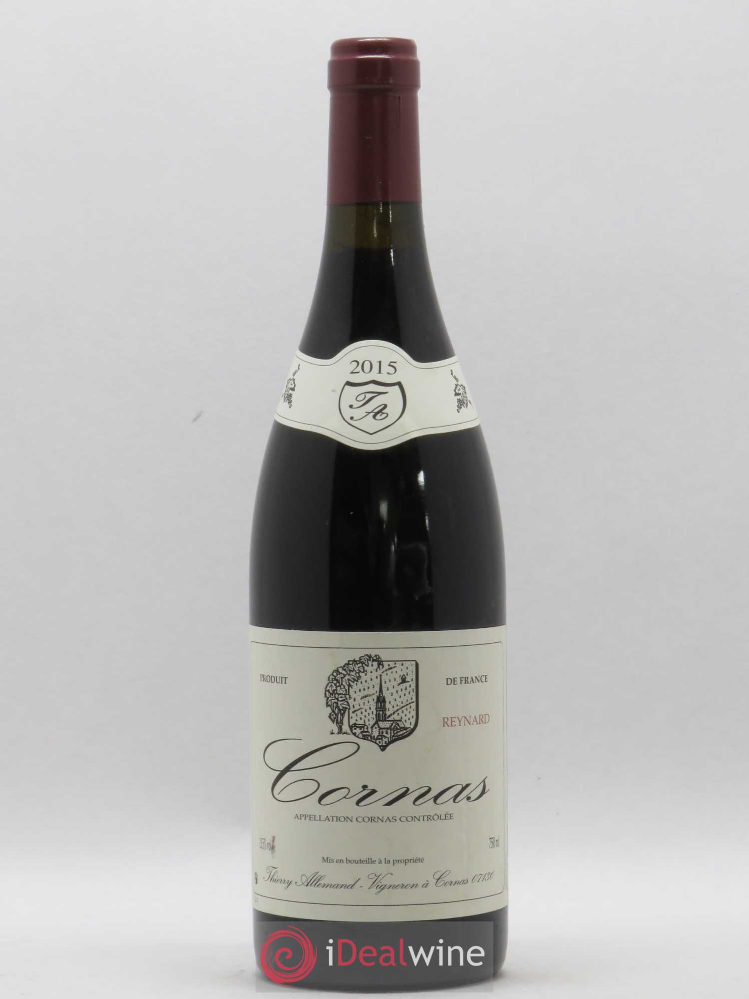Cornas Reynard Thierry Allemand 2015 - Lot de 1 bouteille - 0