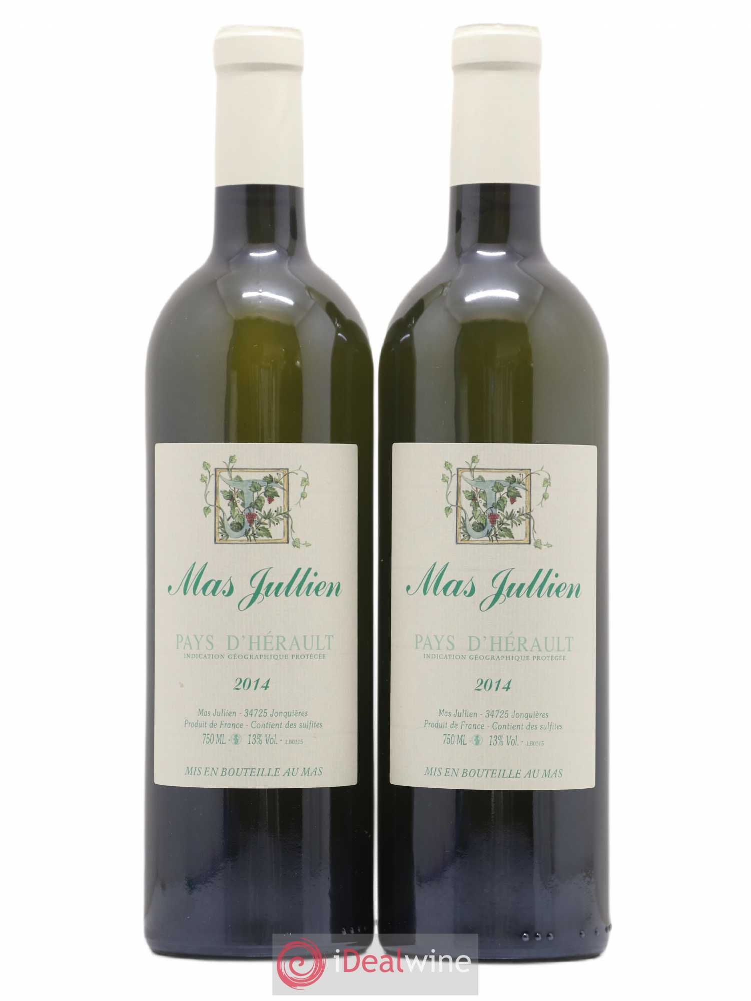 Pays d'Hérault Mas Jullien Olivier Jullien 2014 - Lot de 2 bouteilles - 0