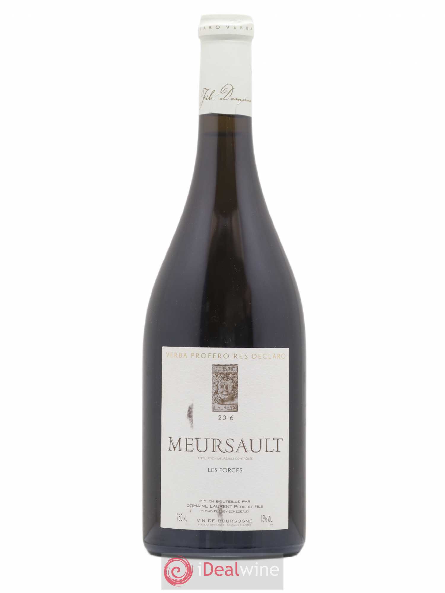 Meursault Les Forges Domaine Laurent Père et fils 2016 - Posten von 1 Flasche - 0