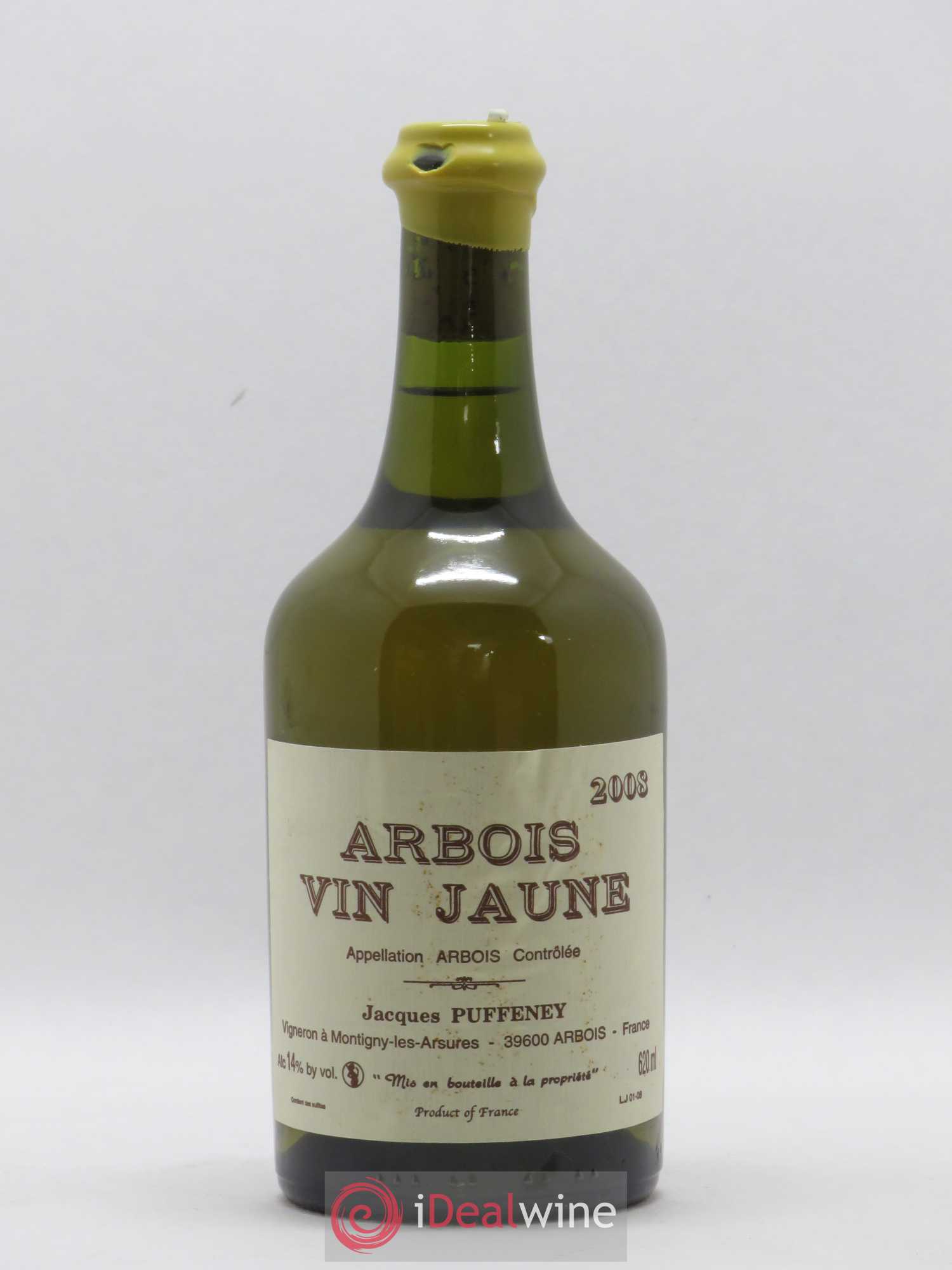 Arbois Vin Jaune Jacques Puffeney 2008 - Lot de 1 bouteille - 0