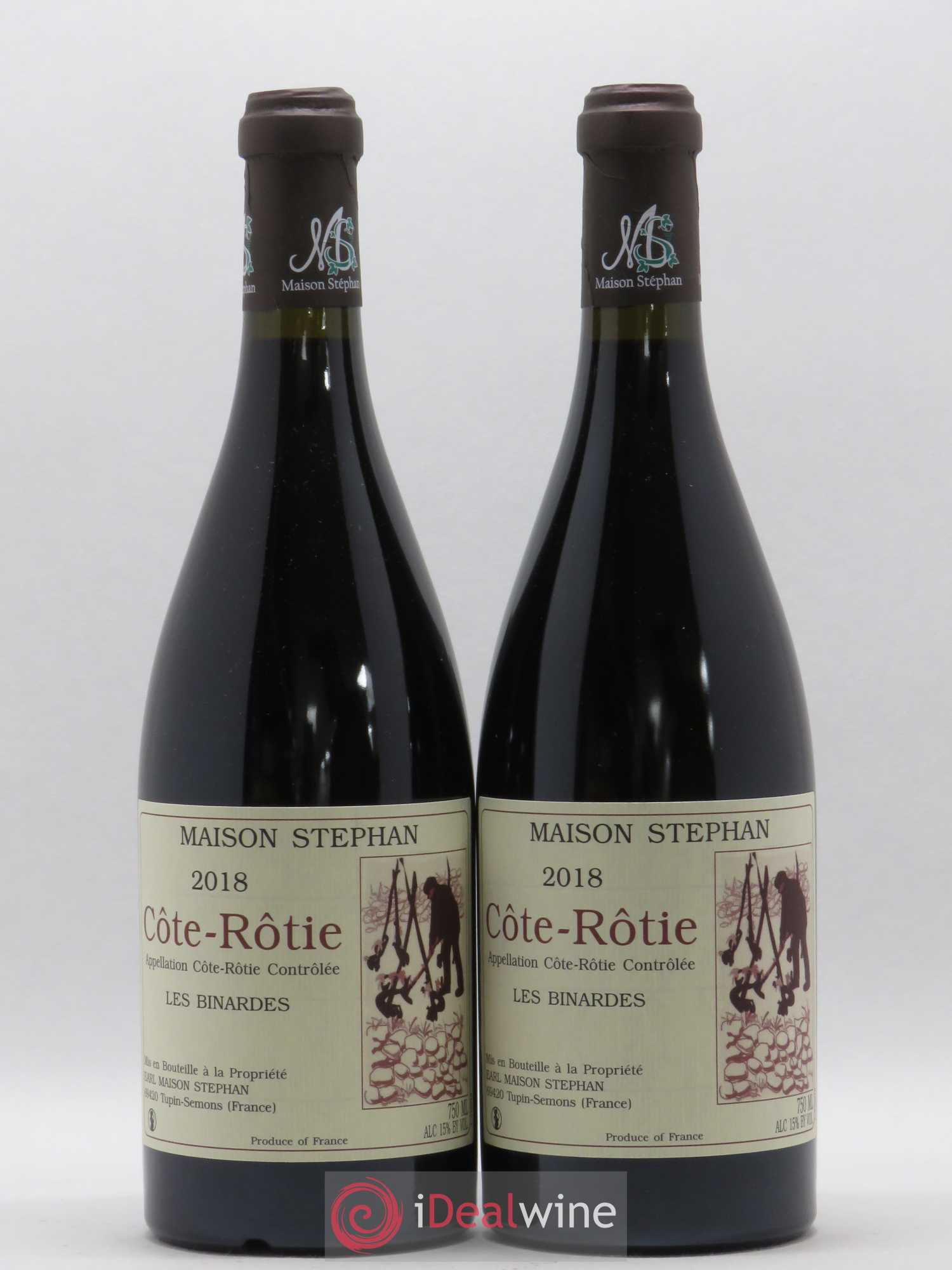 Côte-Rôtie Les Binardes Jean-Michel Stephan 2018 - Lot de 2 bouteilles - 0