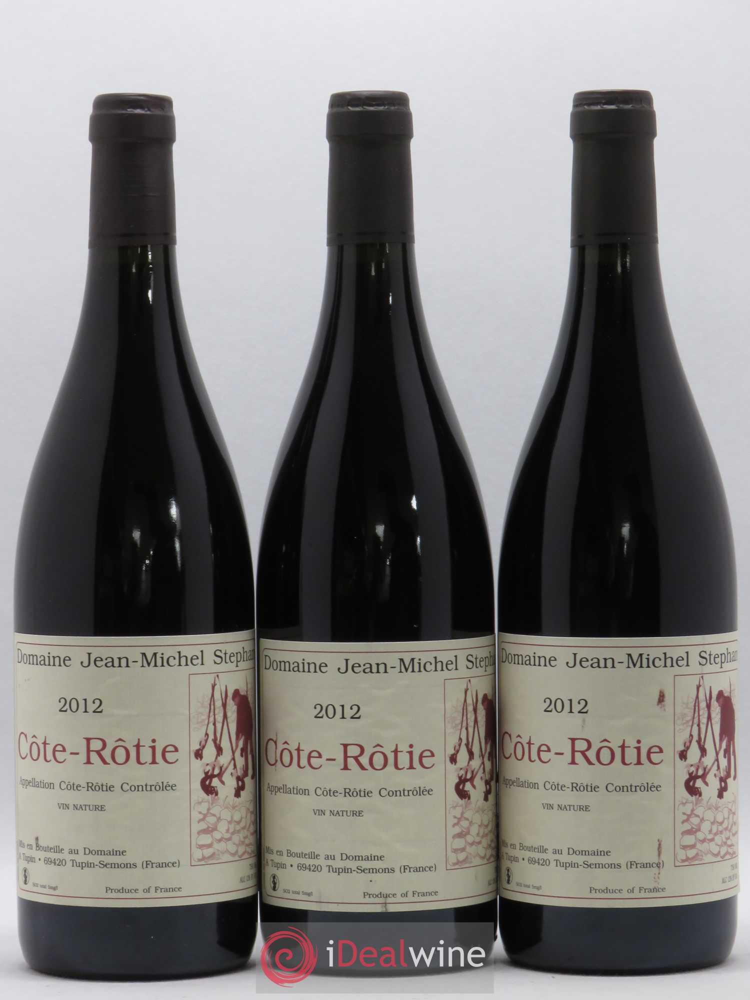 Côte-Rôtie Jean-Michel Stephan 2012 - Lot de 3 bouteilles - 0