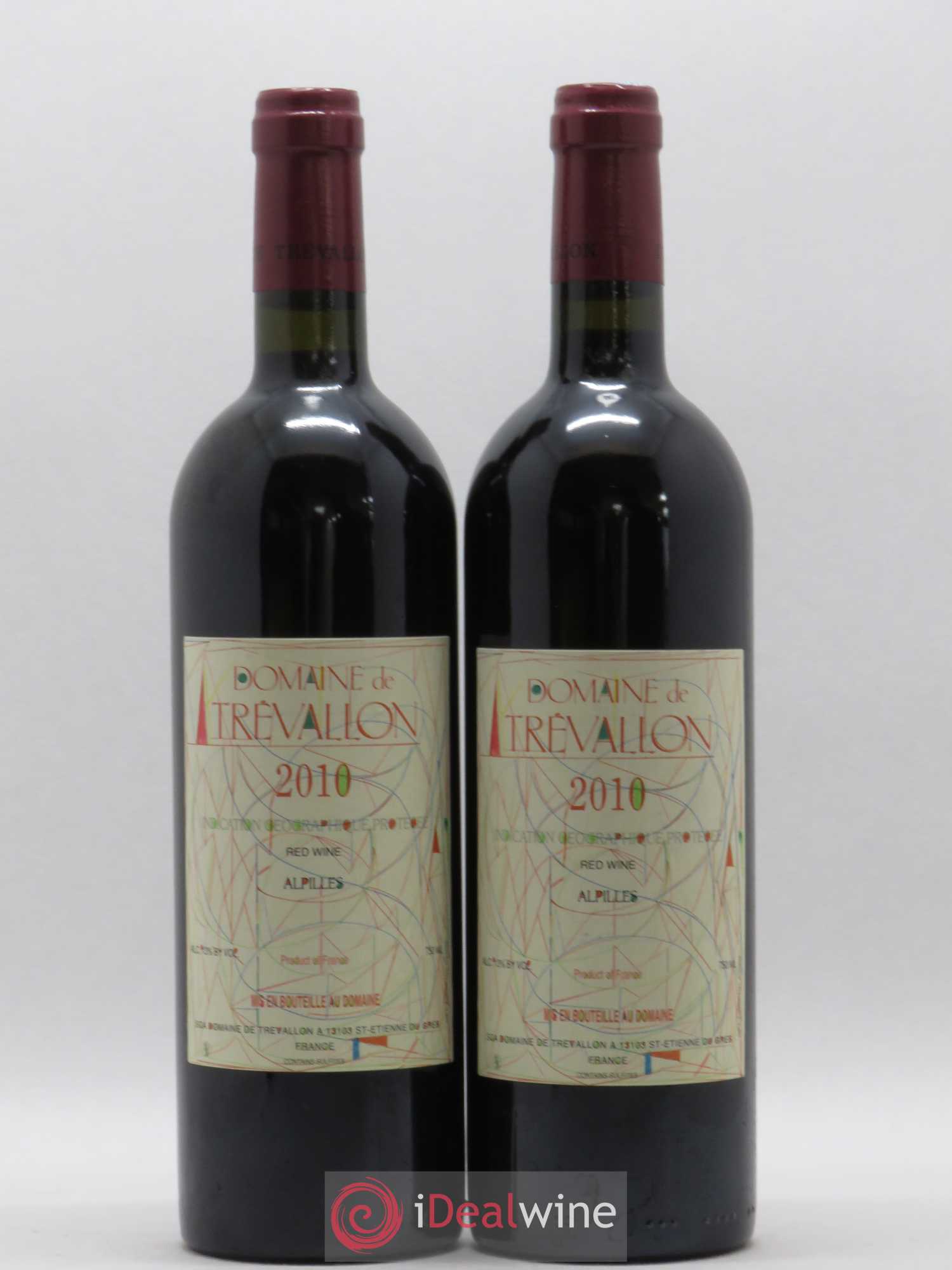 Alpilles Trévallon (Domaine de) Eloi Dürrbach 2010 - Lot de 2 bouteilles - 0