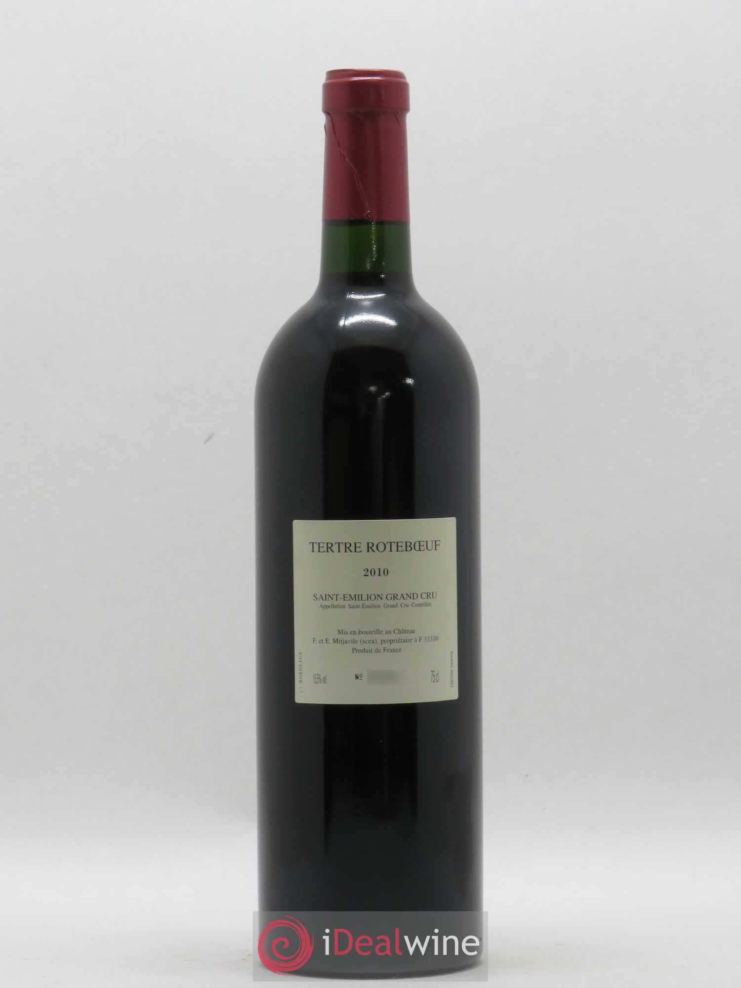 Château Tertre Roteboeuf 2010 - Lot de 1 bouteille - 1