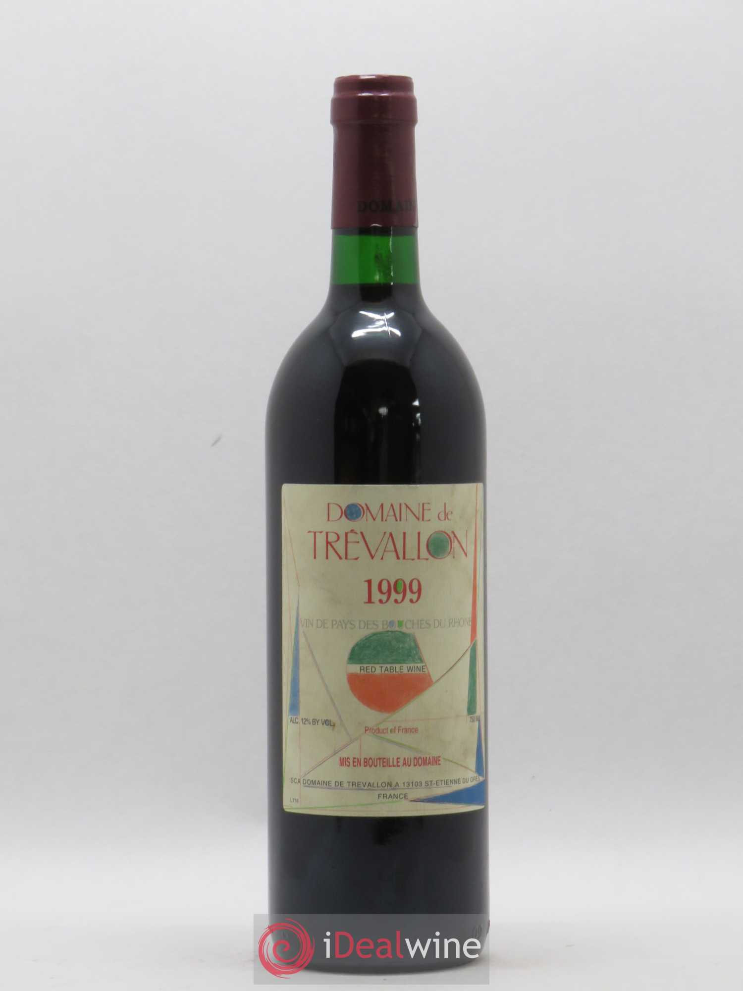 VDP Bouches du Rhône Trévallon (Domaine de) Eloi Dürrbach 1999 - Lot de 1 bouteille - 0