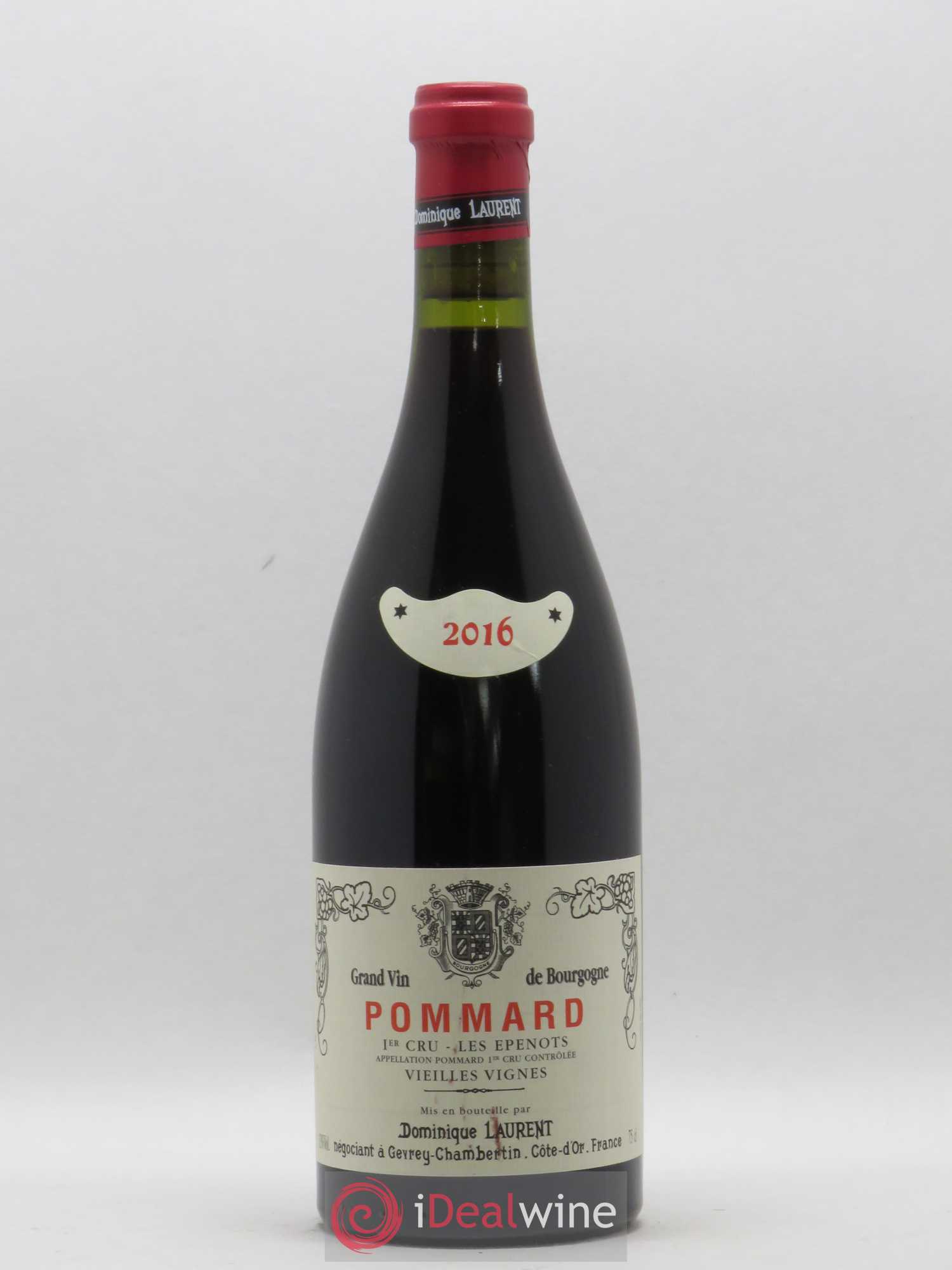 Pommard 1er Cru Les Epenots Dominique Laurent Vielles Vignes 2016 - Lot de 1 bouteille - 0