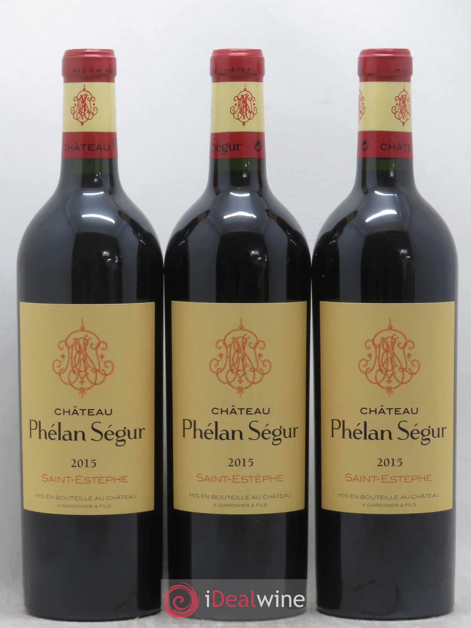 Château Phélan Ségur 2015 - Lot de 3 bouteilles - 0