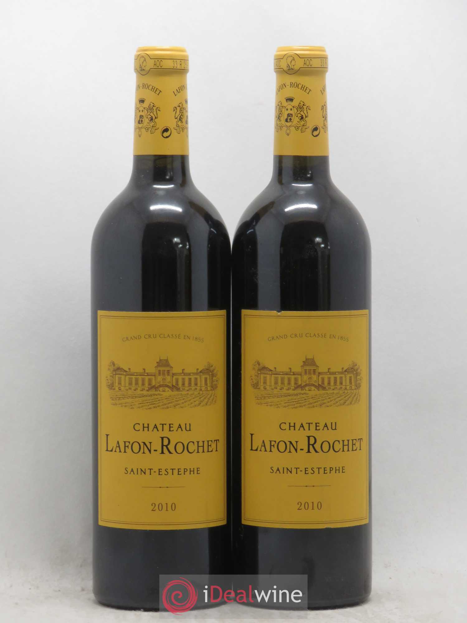 Château Lafon Rochet 4ème Grand Cru Classé 2010 - Lot de 2 bouteilles - 0