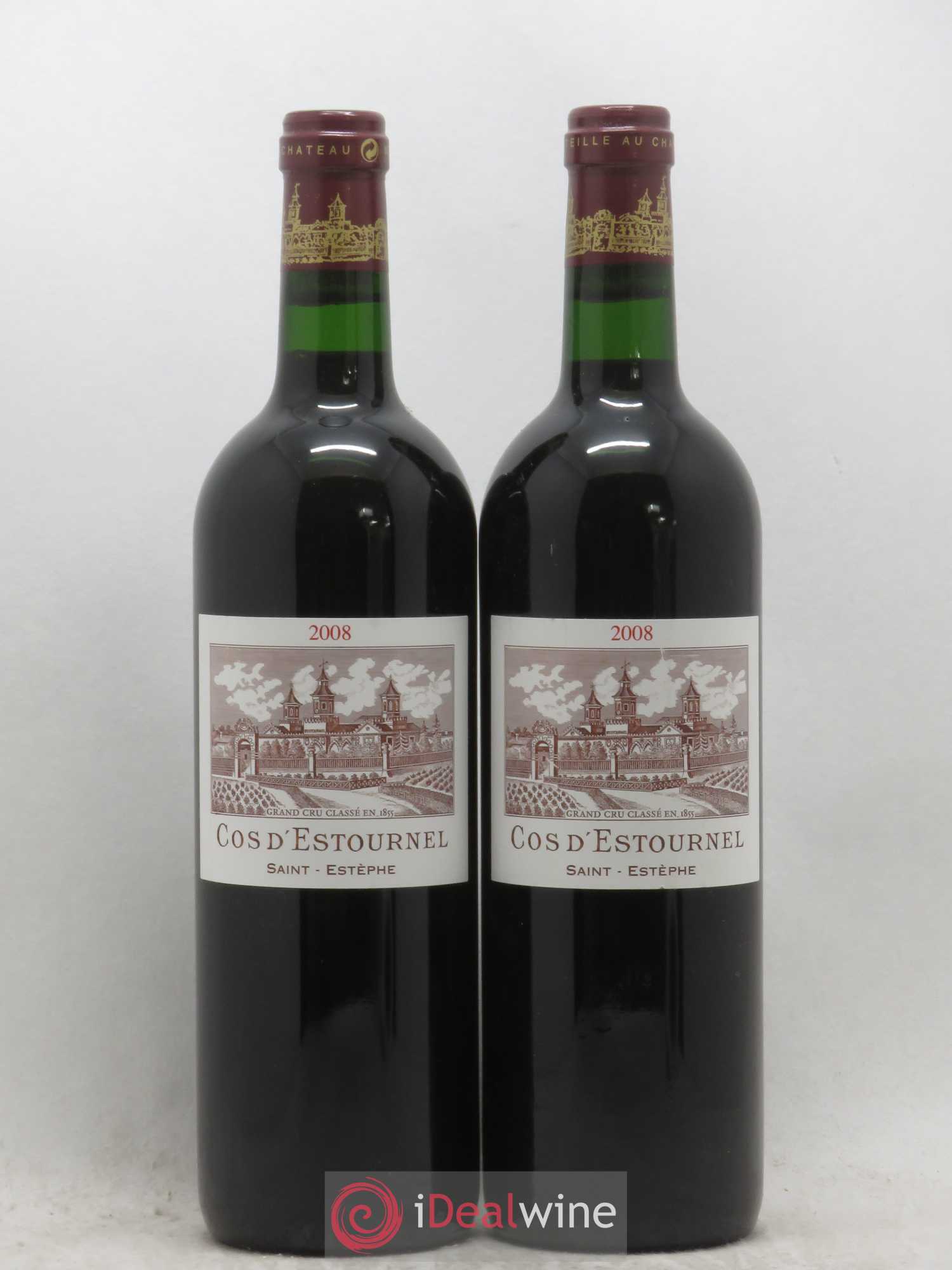 Cos d'Estournel 2ème Grand Cru Classé 2008 - Lot de 2 bouteilles - 0