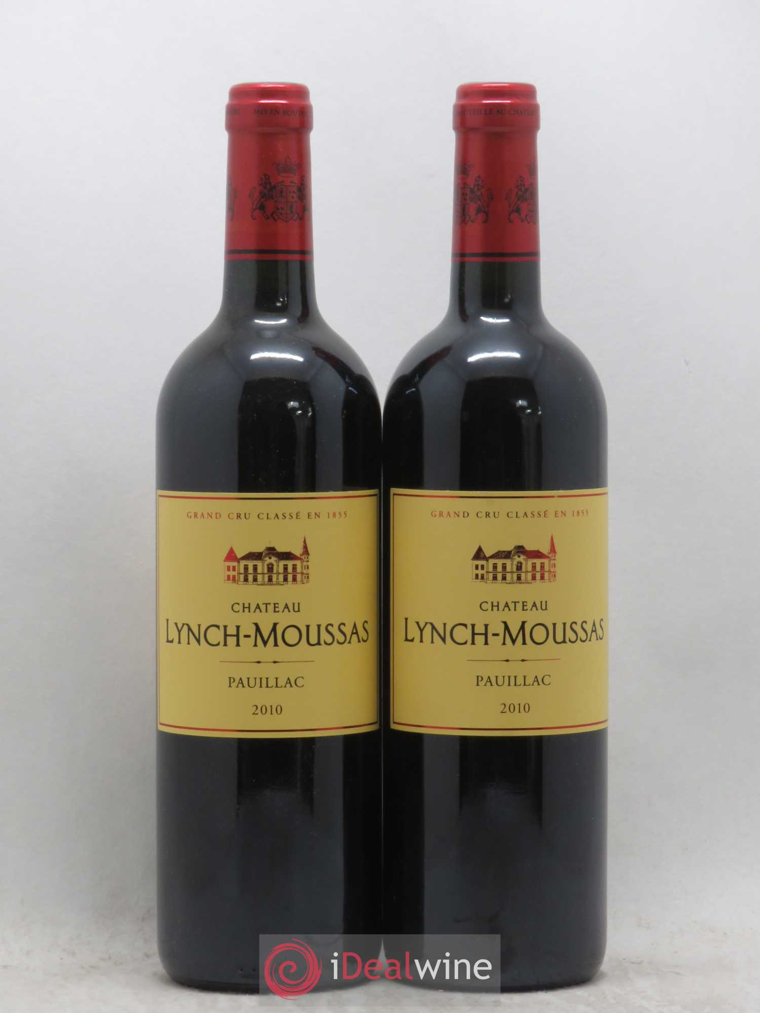 Château Lynch Moussas 5ème Grand Cru Classé 2010 - Lot de 2 bouteilles - 0