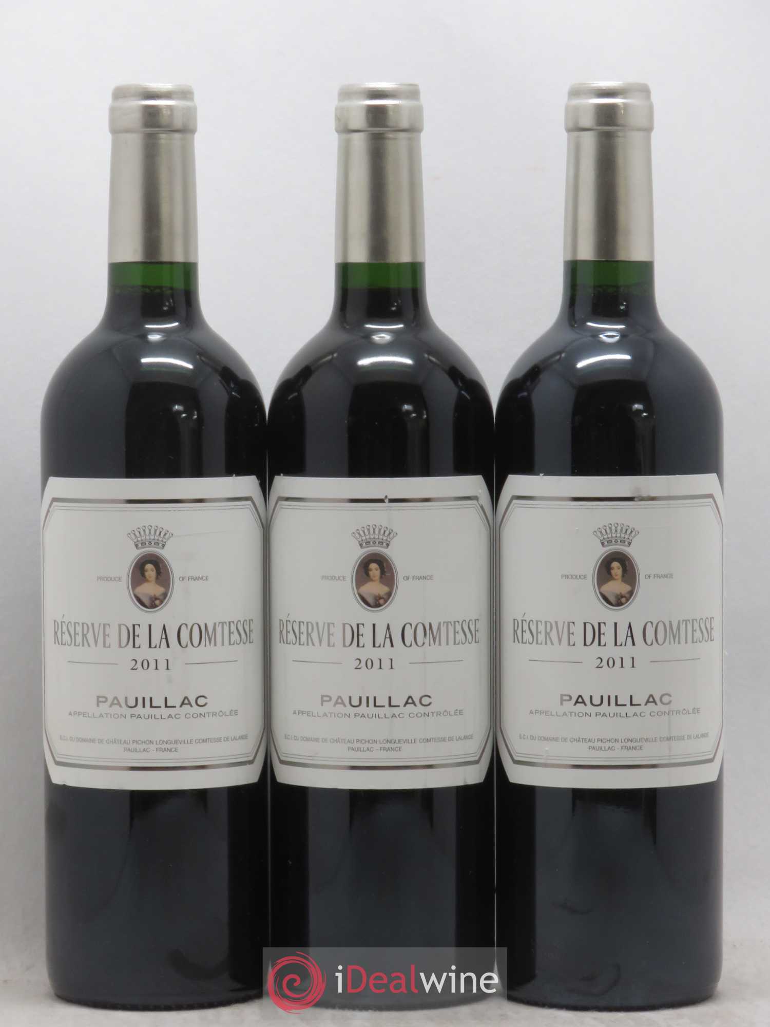 Réserve de la Comtesse Second Vin 2011 - Lot de 3 bouteilles - 0