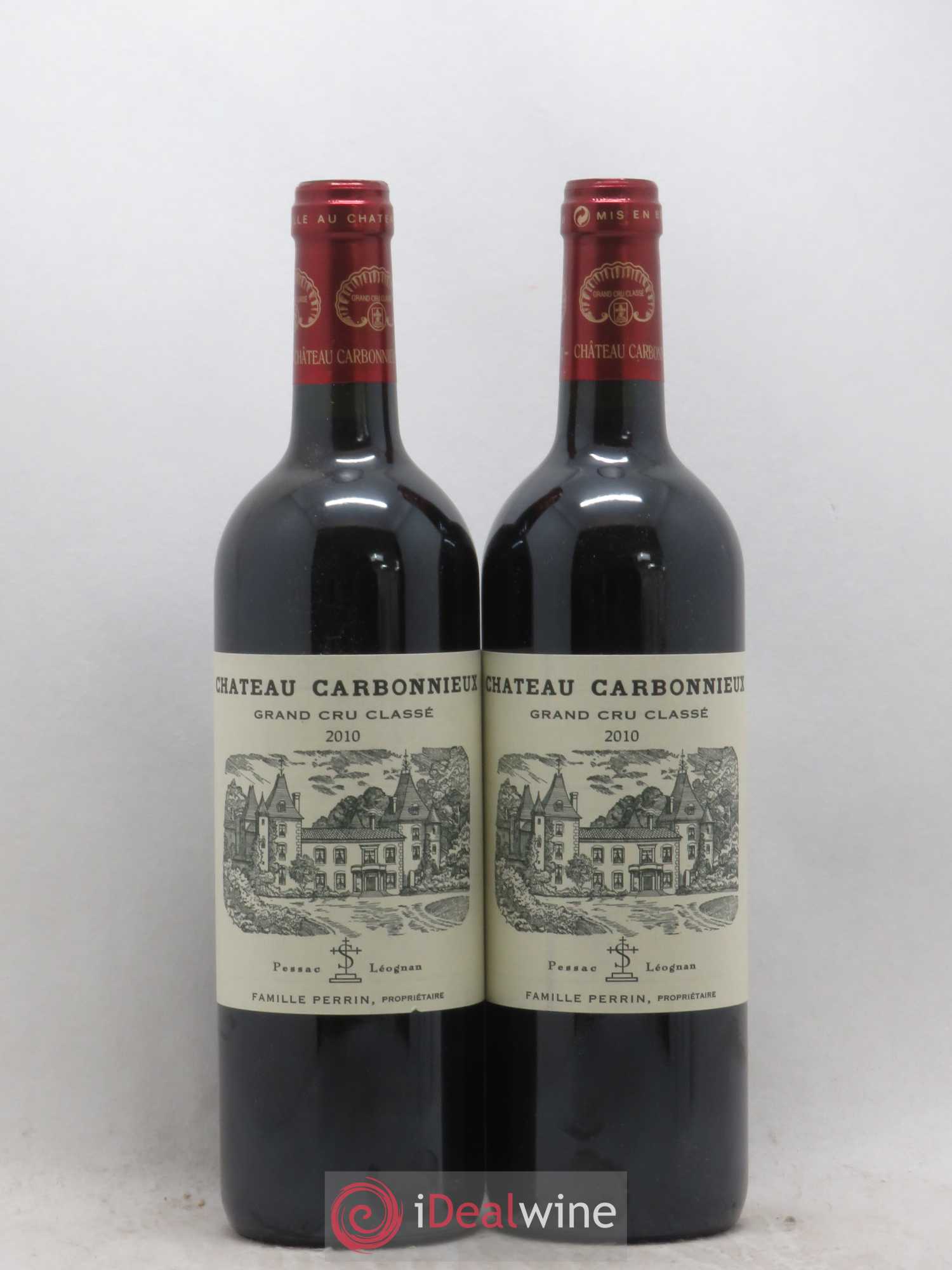Château Carbonnieux Cru Classé de Graves 2010 - Lot de 2 bouteilles - 0