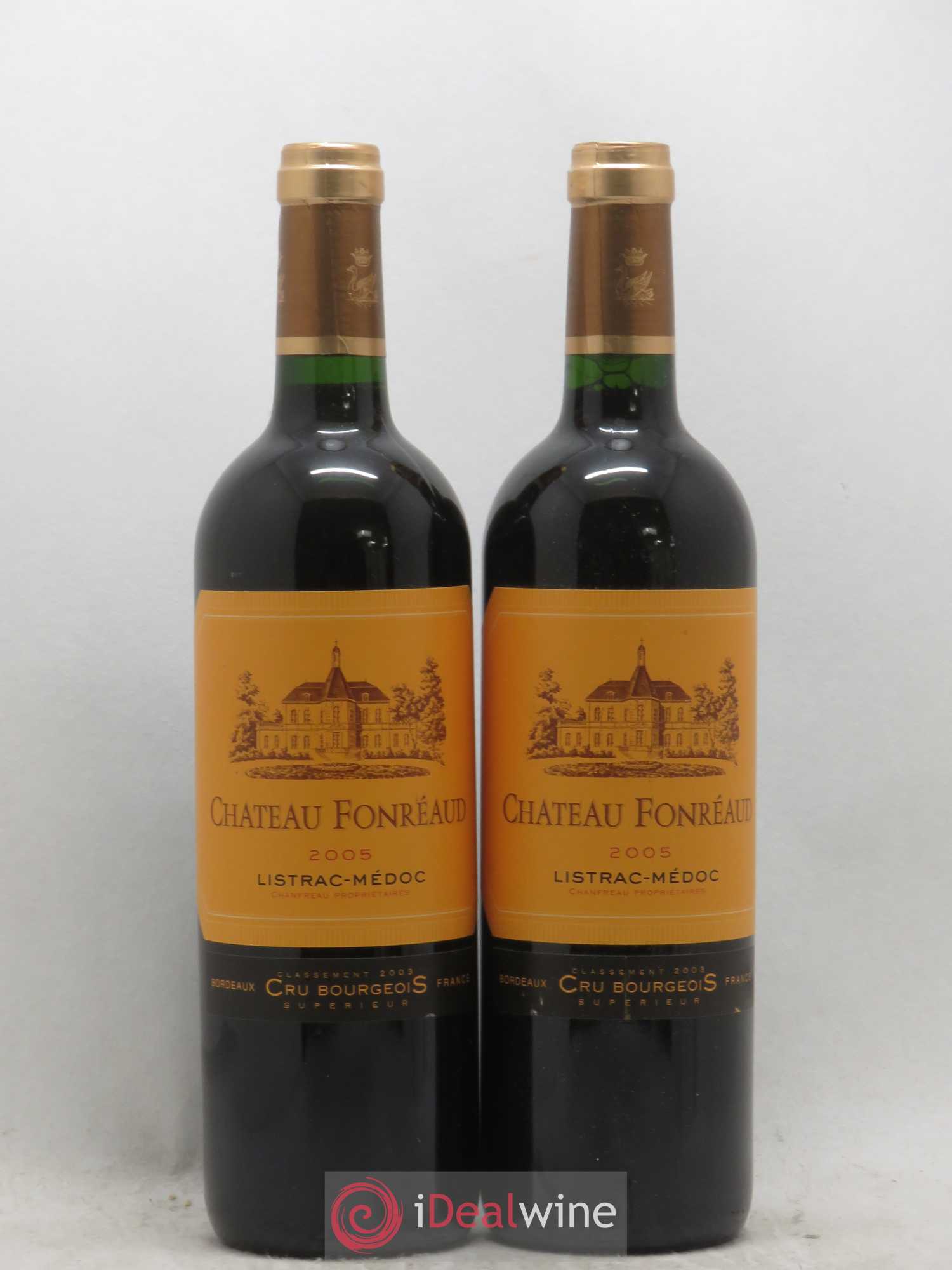 Château Fonréaud Cru Bourgeois (sans prix de réserve) 2005 - Lot de 2 bouteilles - 0