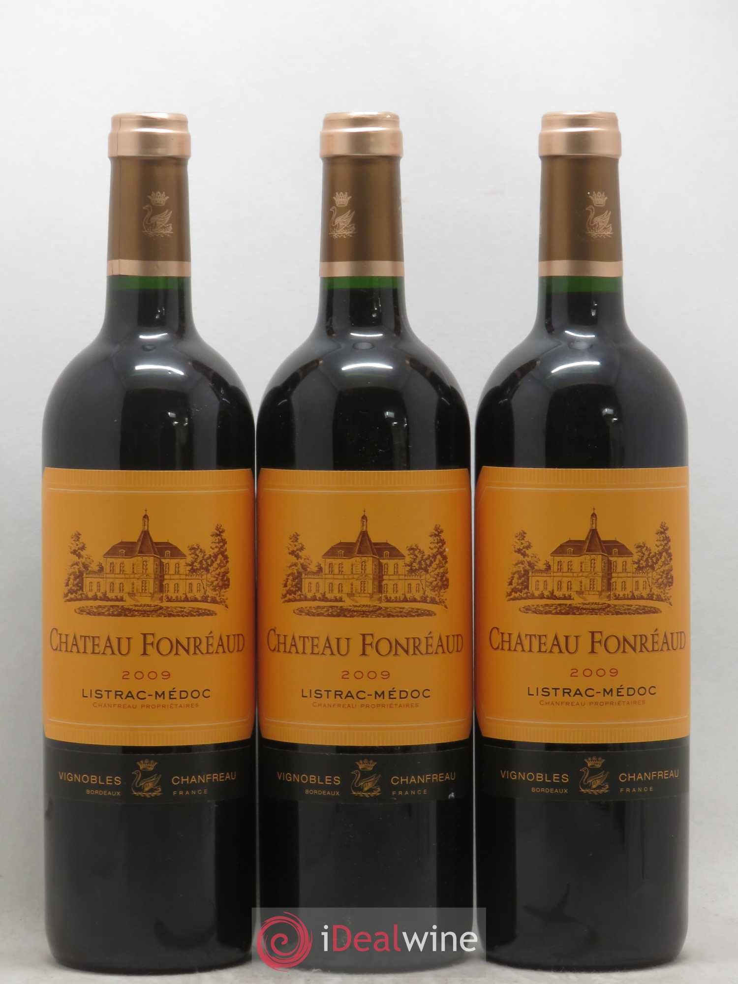Château Fonréaud Cru Bourgeois 2009 - Lot de 3 bouteilles - 0