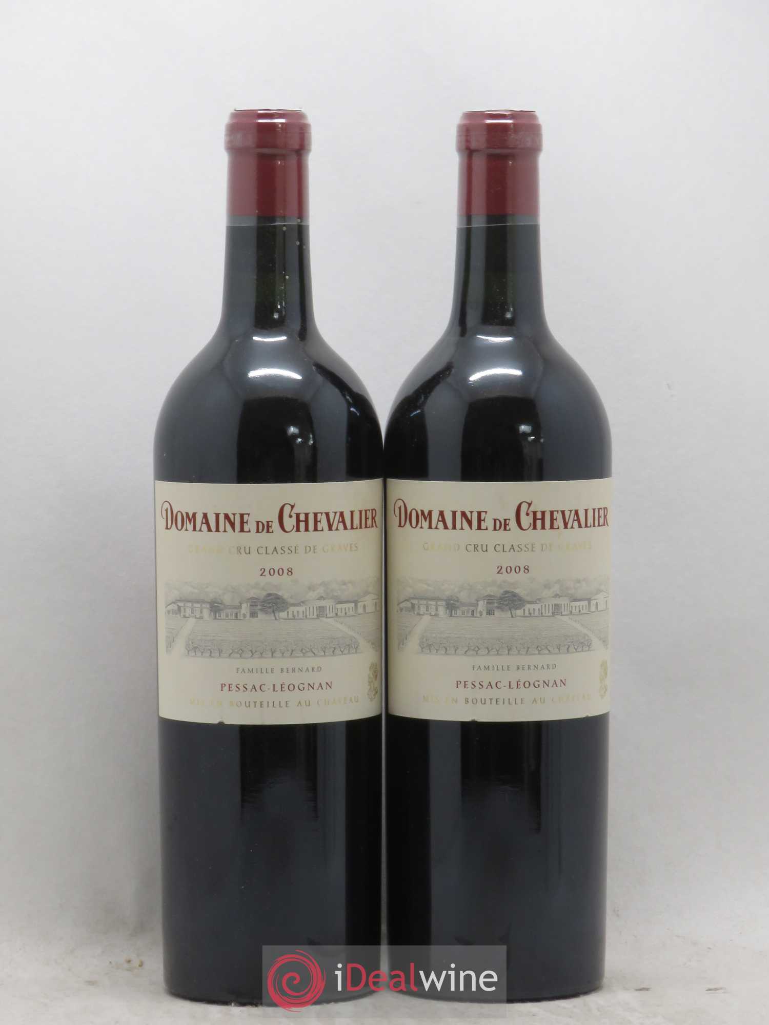 Domaine de Chevalier Cru Classé de Graves 2008 - Lot de 2 bouteilles - 0