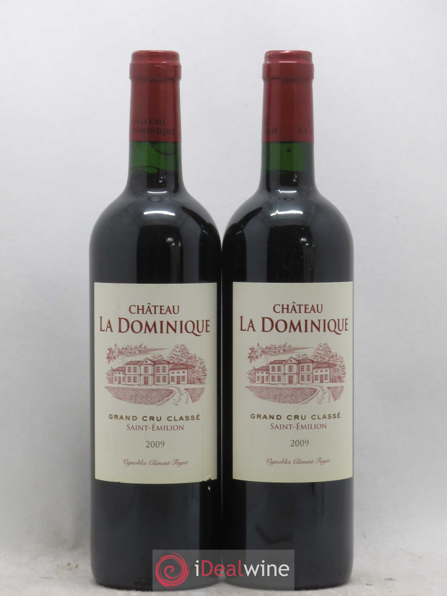 Château la Dominique Grand Cru Classé 2009 - Lot de 2 bouteilles - 0