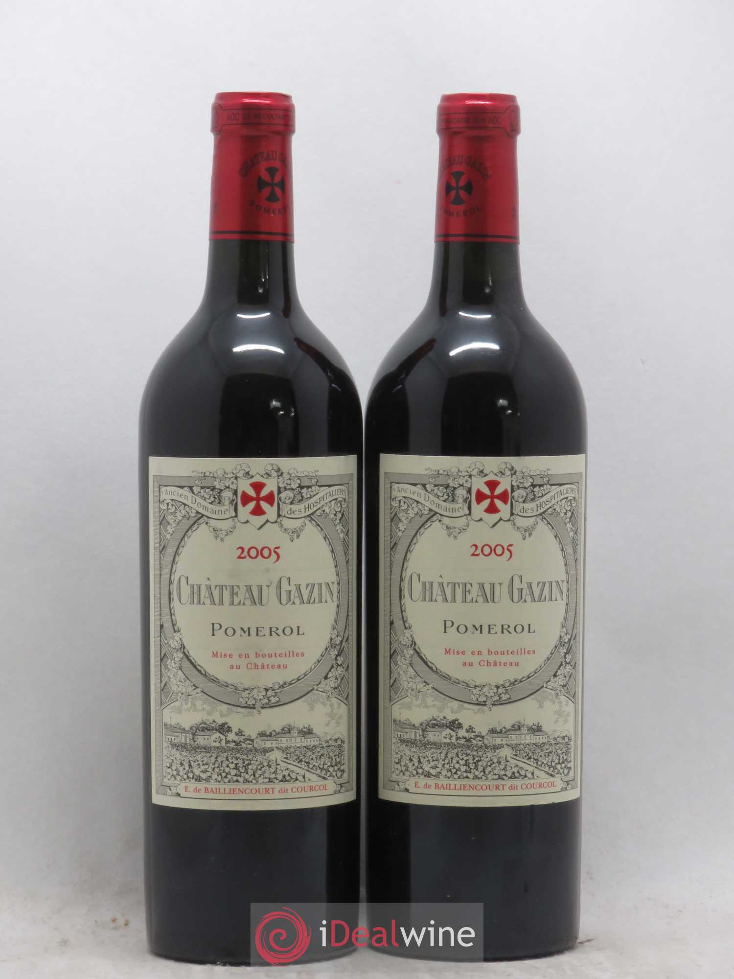 Château Gazin 2005 - Lot de 2 bouteilles - 0