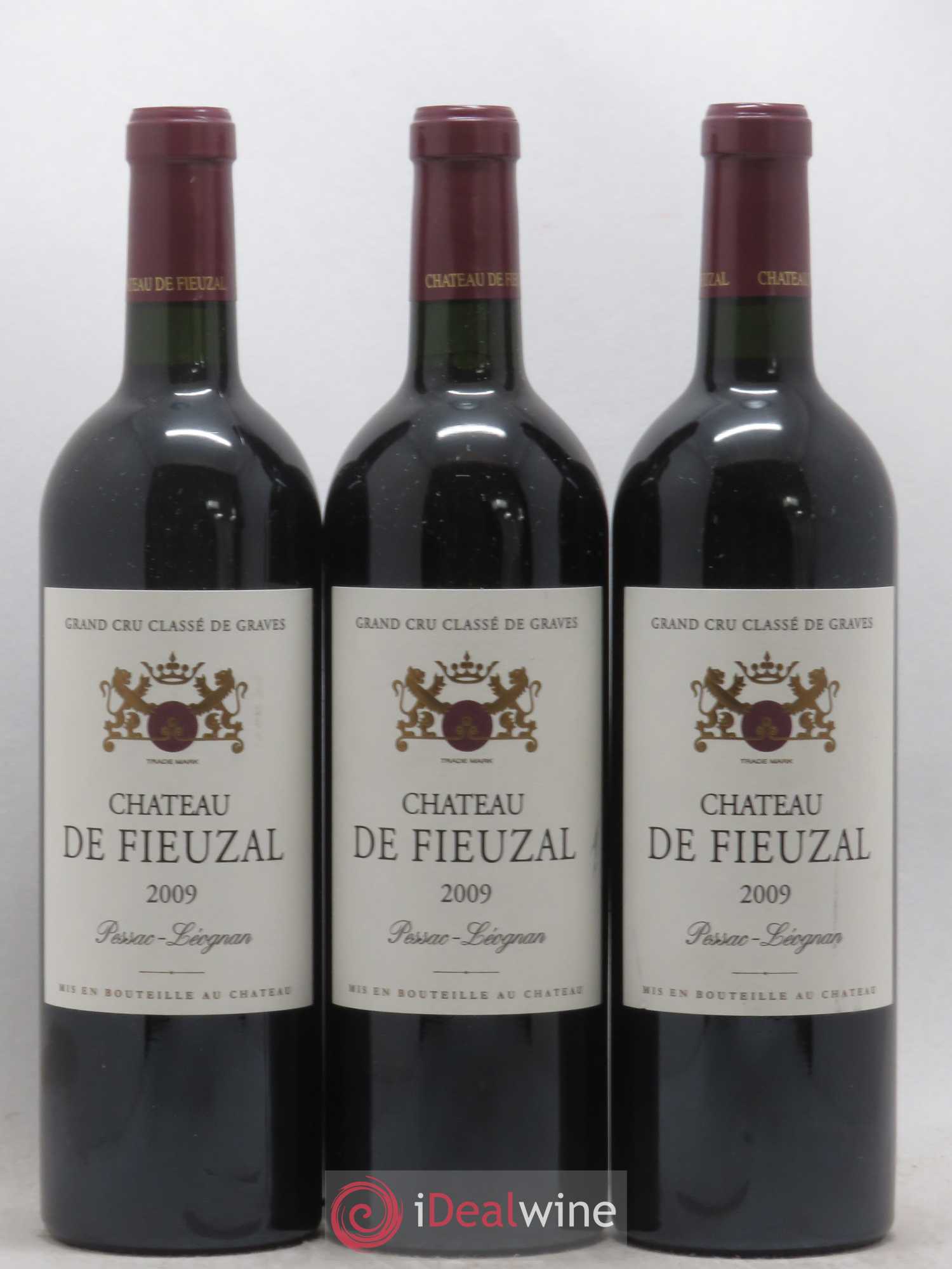 Château de Fieuzal Cru Classé de Graves 2009 - Lot de 3 bouteilles - 0