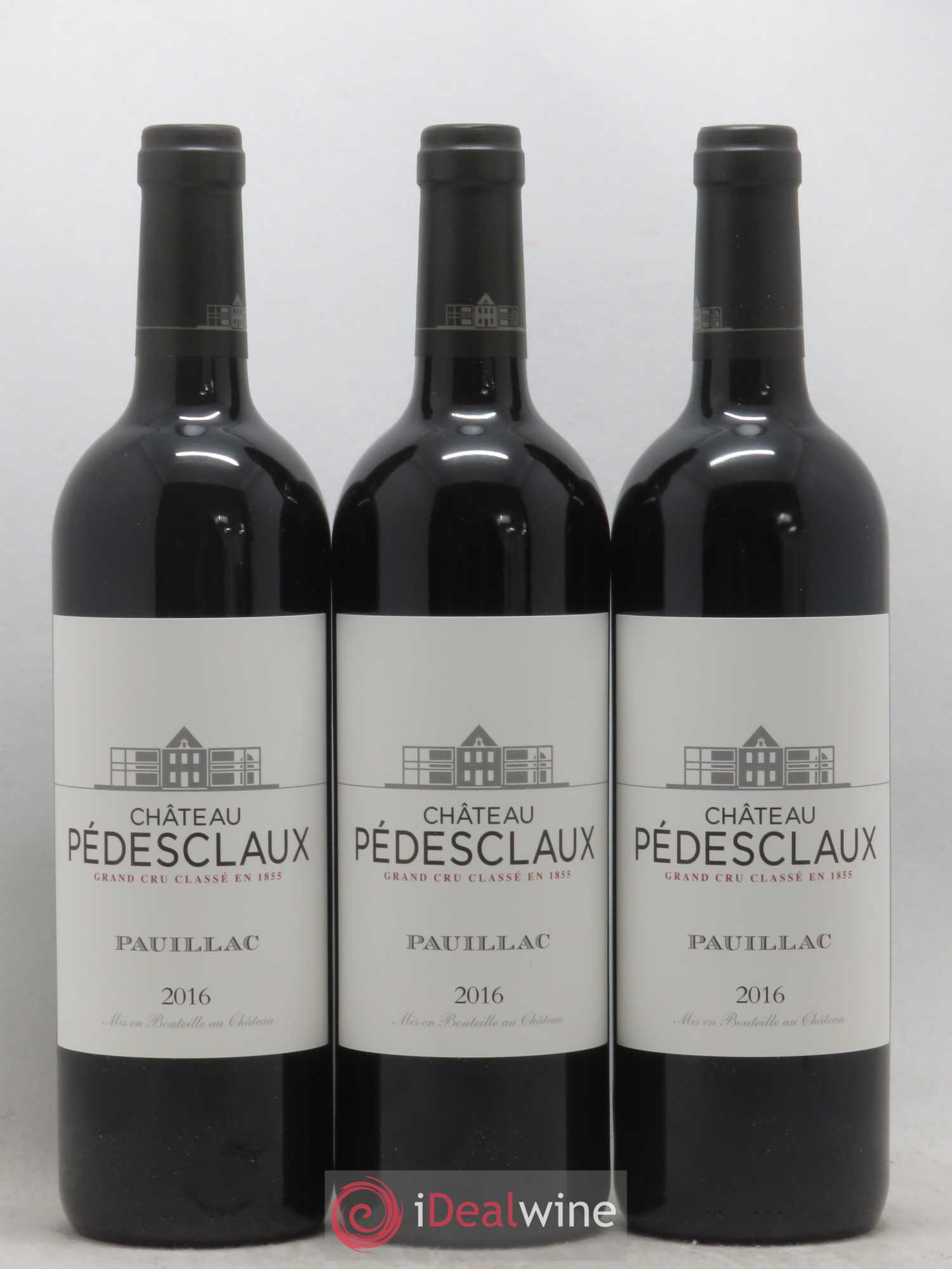 Château Pedesclaux 5ème Grand Cru Classé 2016 - Lot de 3 bouteilles - 0