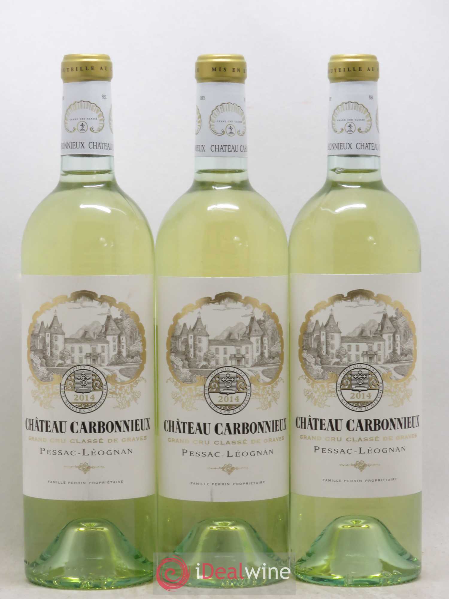 Château Carbonnieux Cru Classé de Graves 2014 - Lot de 3 bouteilles - 0