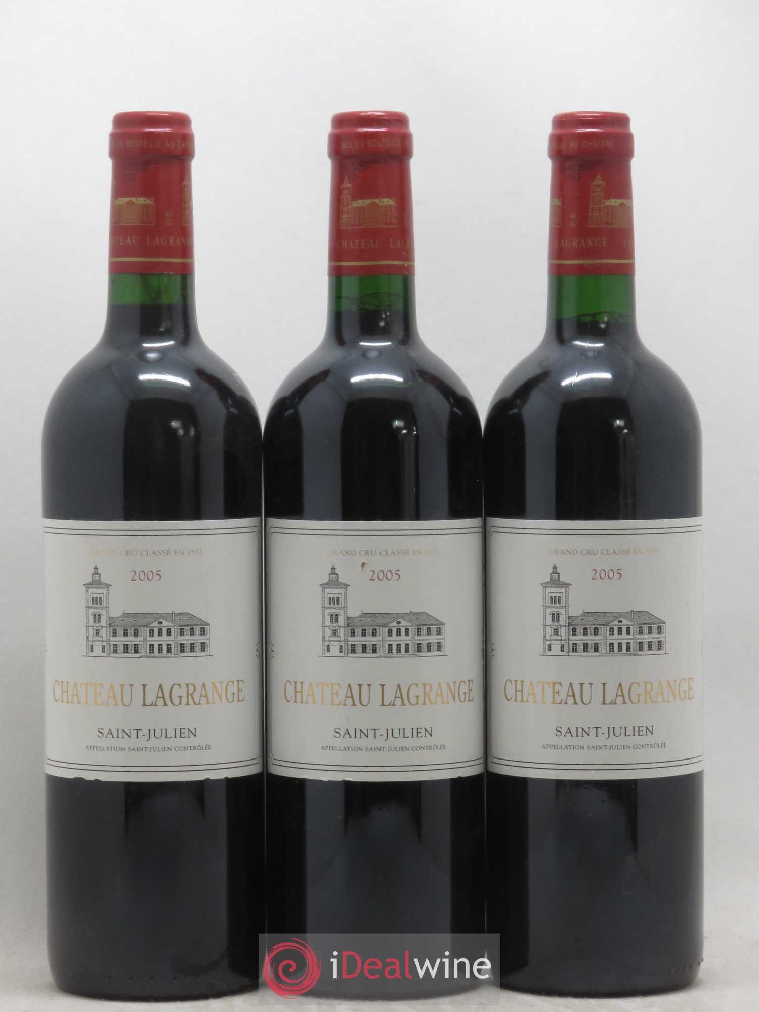 Château Lagrange 3ème Grand Cru Classé 2005 - Lot de 3 bouteilles - 0