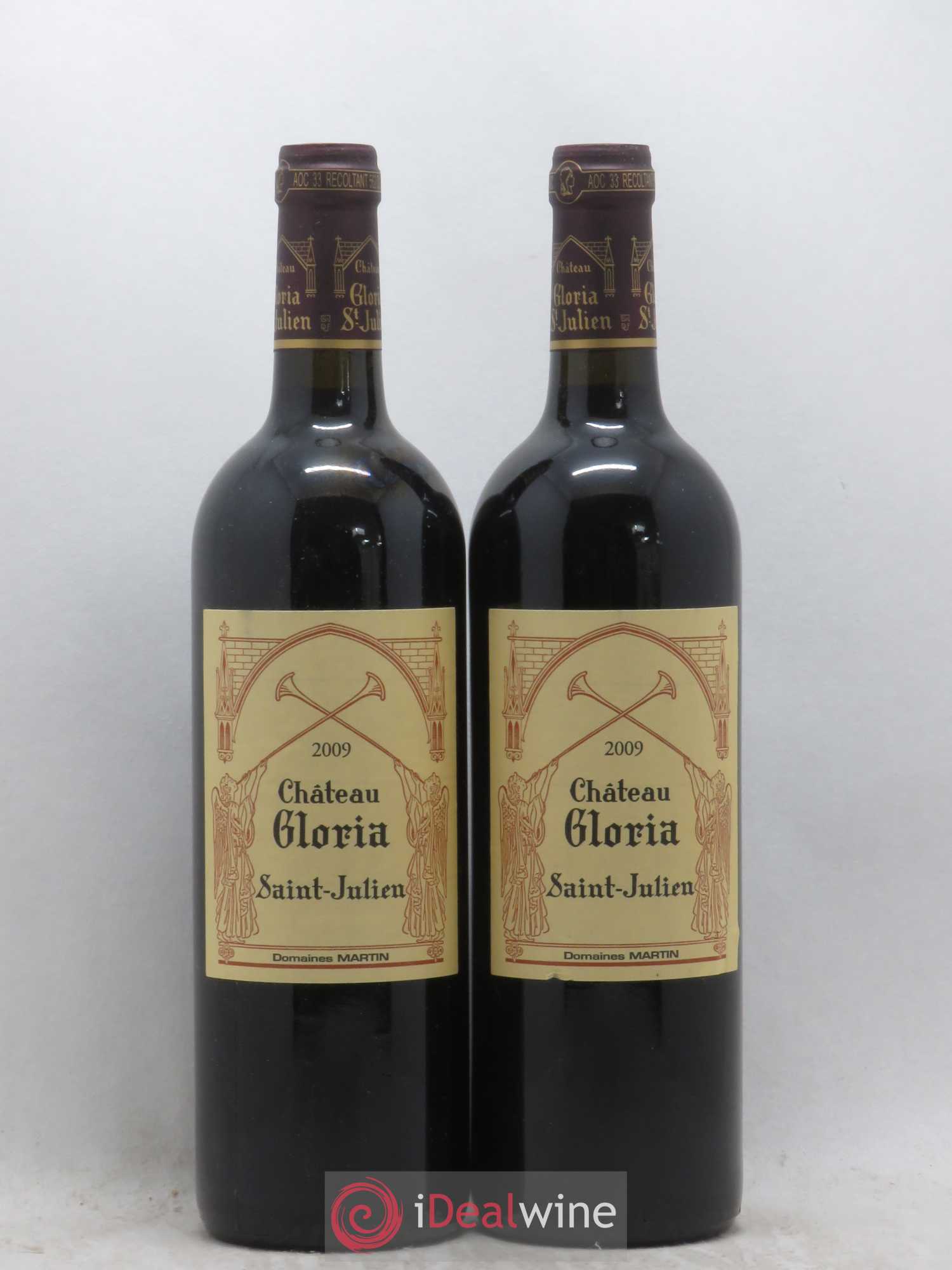 Château Gloria 2009 - Lot de 2 bouteilles - 0
