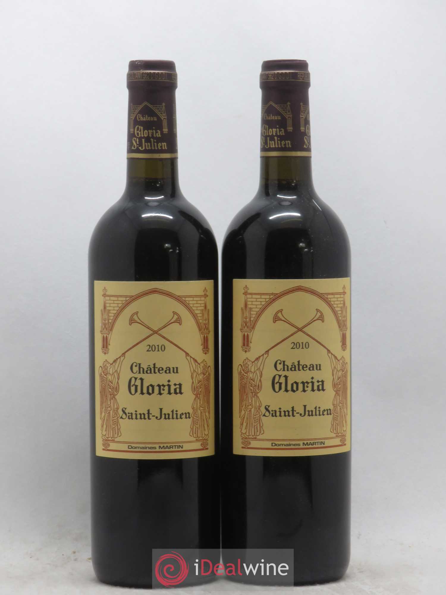 Château Gloria 2010 - Lot de 2 bouteilles - 0