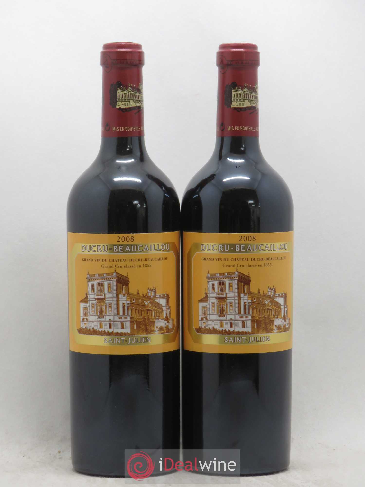 Château Ducru Beaucaillou 2ème Grand Cru Classé 2008 - Lot de 2 bouteilles - 0