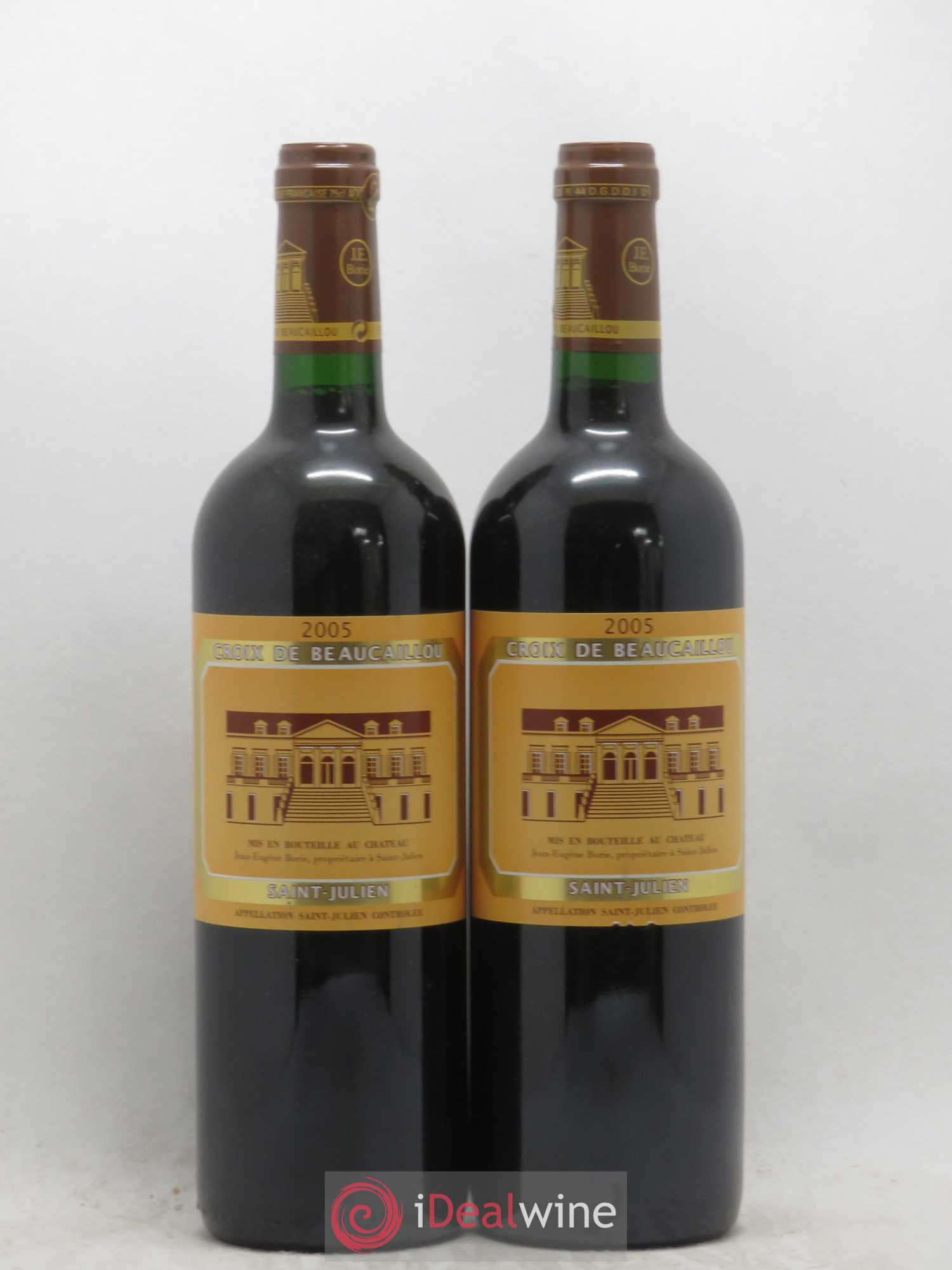 La Croix de Beaucaillou Second Vin 2005 - Lot de 2 bouteilles - 0