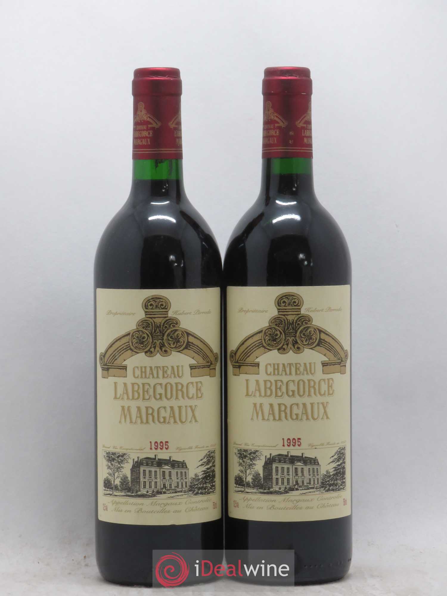 Château Labegorce Cru Bourgeois 1995 - Lot de 2 bouteilles - 0