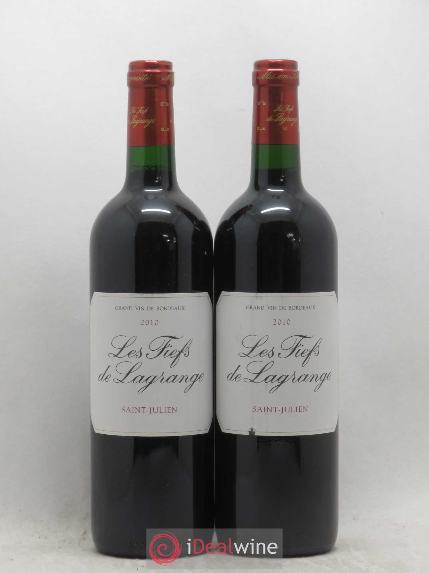 Les Fiefs de Lagrange Second Vin (sans prix de réserve) 2010 - Lot de 2 bouteilles - 0